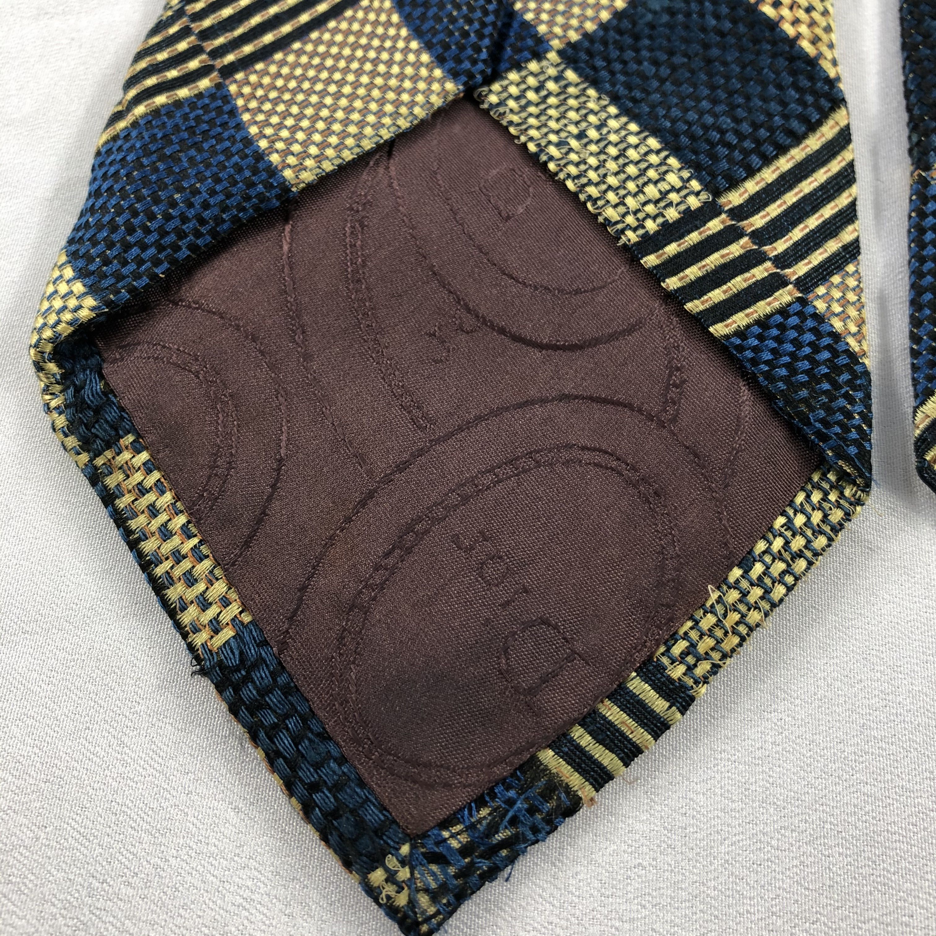 Christian Dior Monsieur × Vintage Christian Dior Silk Neck Ties T105 Size ONE SIZE - 4 Thumbnail