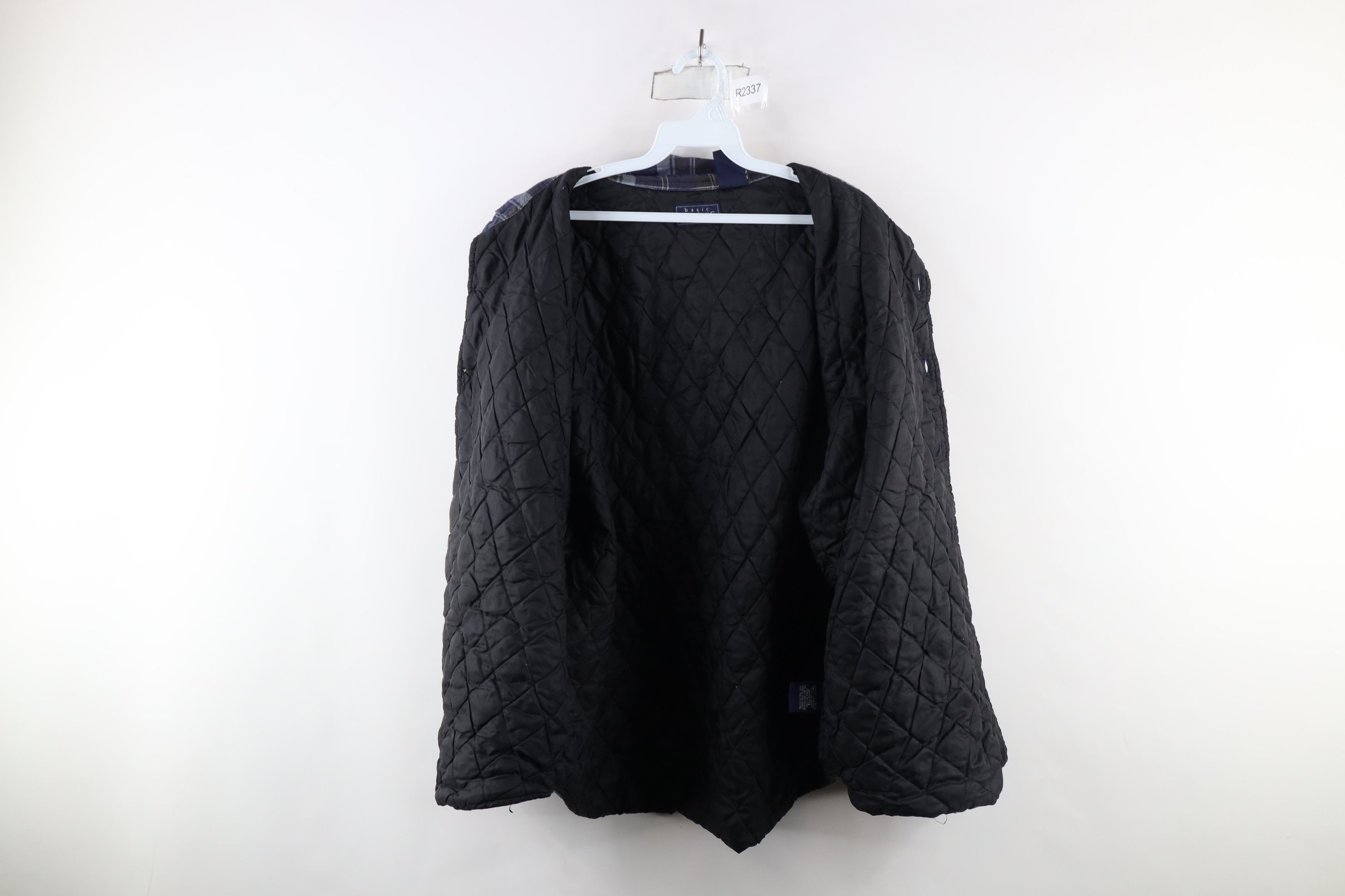 Vintage Vintage 90s Streetwear Quilted Flannel Button Shirt Jacket Size US L / EU 52-54 / 3 - 13 Thumbnail