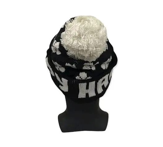 Japanese Brand × Vintage Japanese Brand Bobble Beanie Hat Size ONE SIZE - 4 Thumbnail