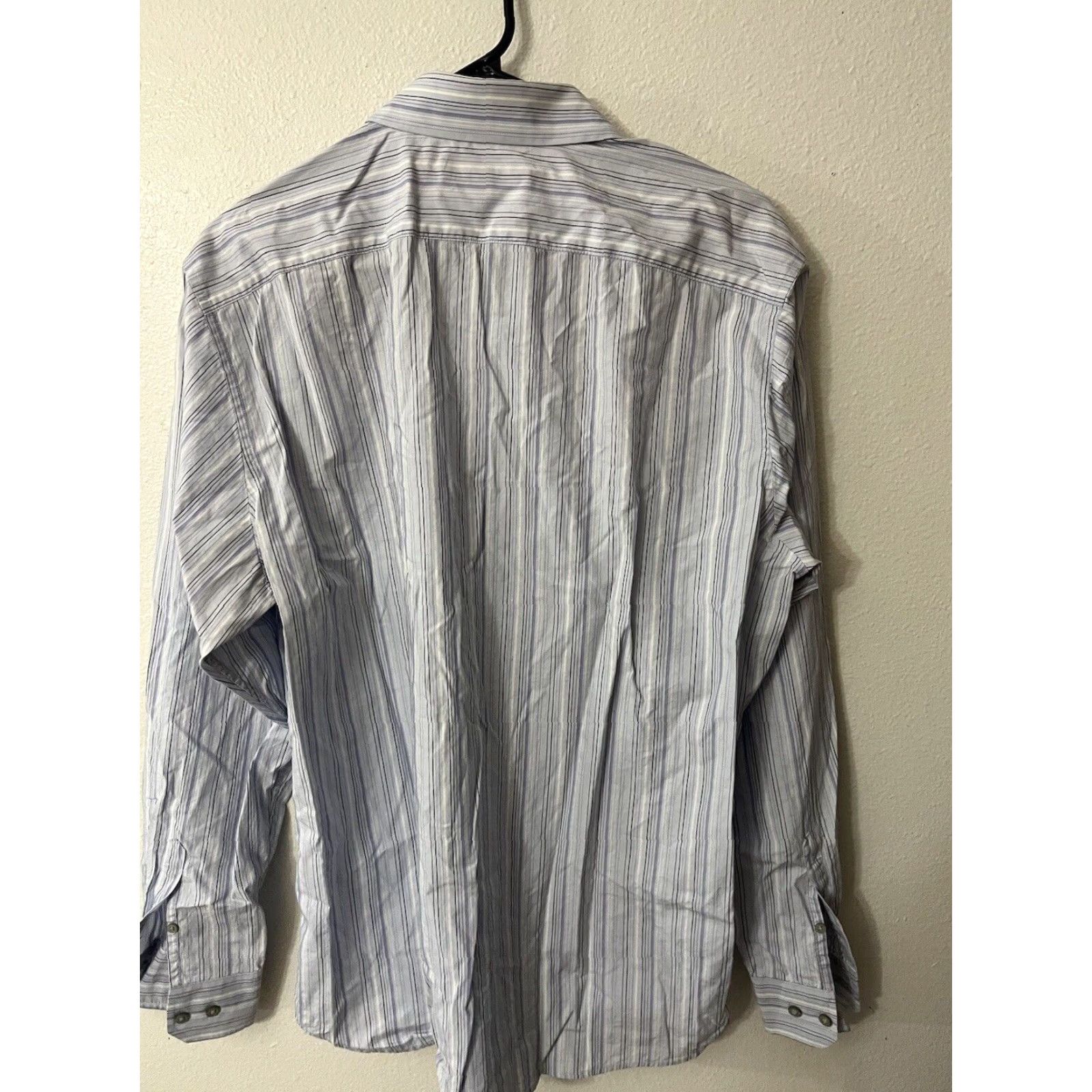 Banana Republic VINTAGE Banana Republic Non Iron Reg Fit Shirt Blue Striped L Men’s Slim Button-Up Casual Formal Business Size US L / EU 52-54 / 3 - 2 Thumbnail