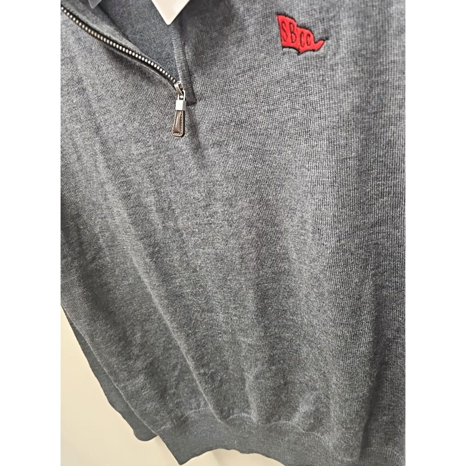Peter Millar Peter Millar Crown Soft Sweater Mens S Merino Wool Blend Gray Crew Neck Pullover Knit Lightweight Classic Golf Active Fall Spring Summer Size US S / EU 44-46 / 1 - 6 Thumbnail