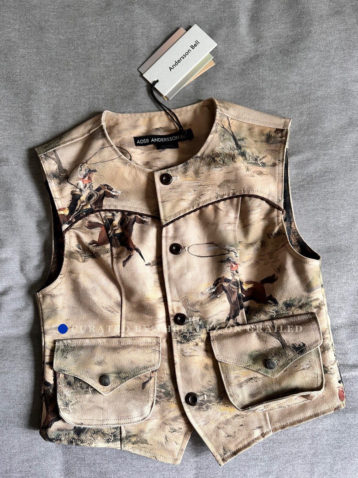 Andersson Bell Andersson Bell Denim Equestrian Vest Size M / US 6-8 / IT 42-44 - 1 Thumbnail