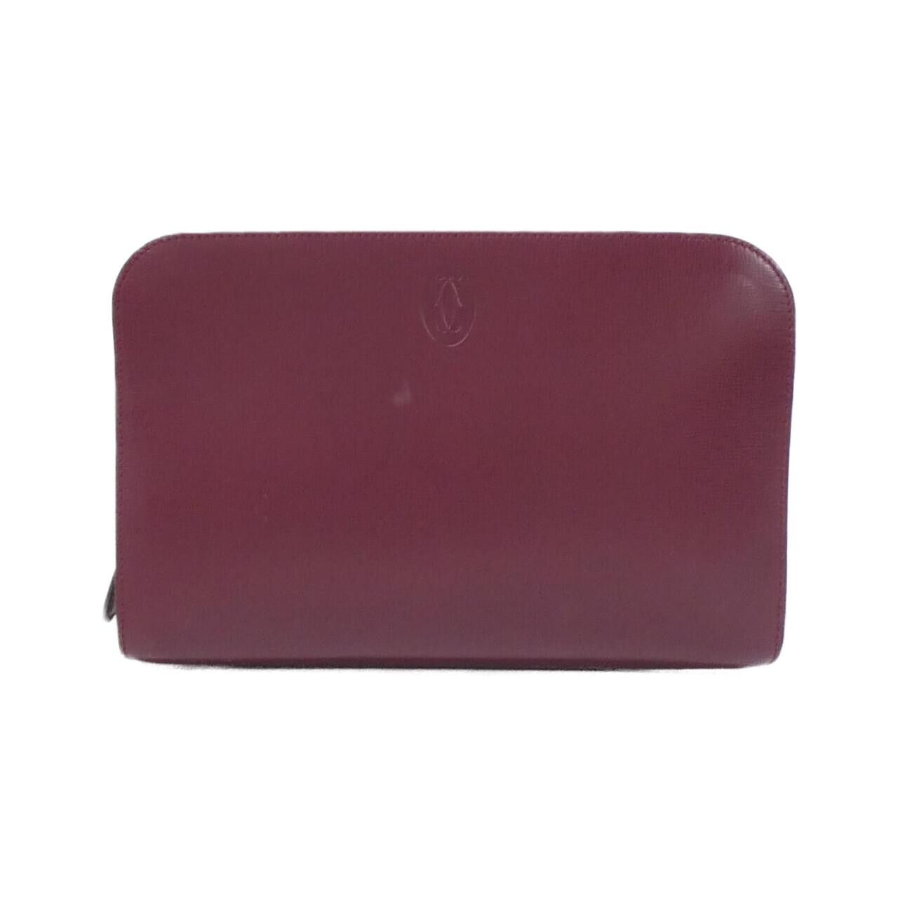 Cartier Cartier Cartier Leather Shoulder Bag Leather Handbag DUTY FREE for USA Size ONE SIZE - 1 Thumbnail