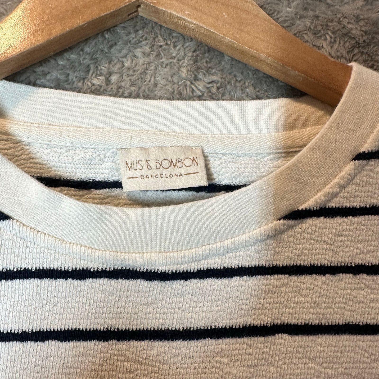 Other Mus & Bombon Aldea Stripe Sweatshirt Boucle Knit Top S Size S / US 4 / IT 40 - 3 Thumbnail
