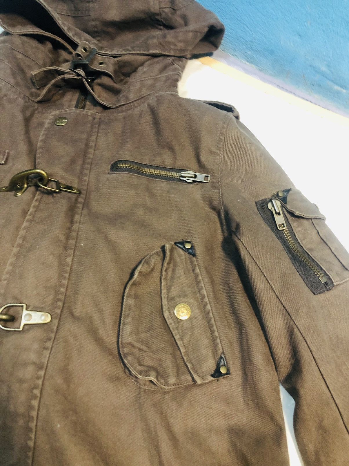 The Unbranded Brand Unbrand Coat Zipper And Button (2) Size US L / EU 52-54 / 3 - 7 Thumbnail