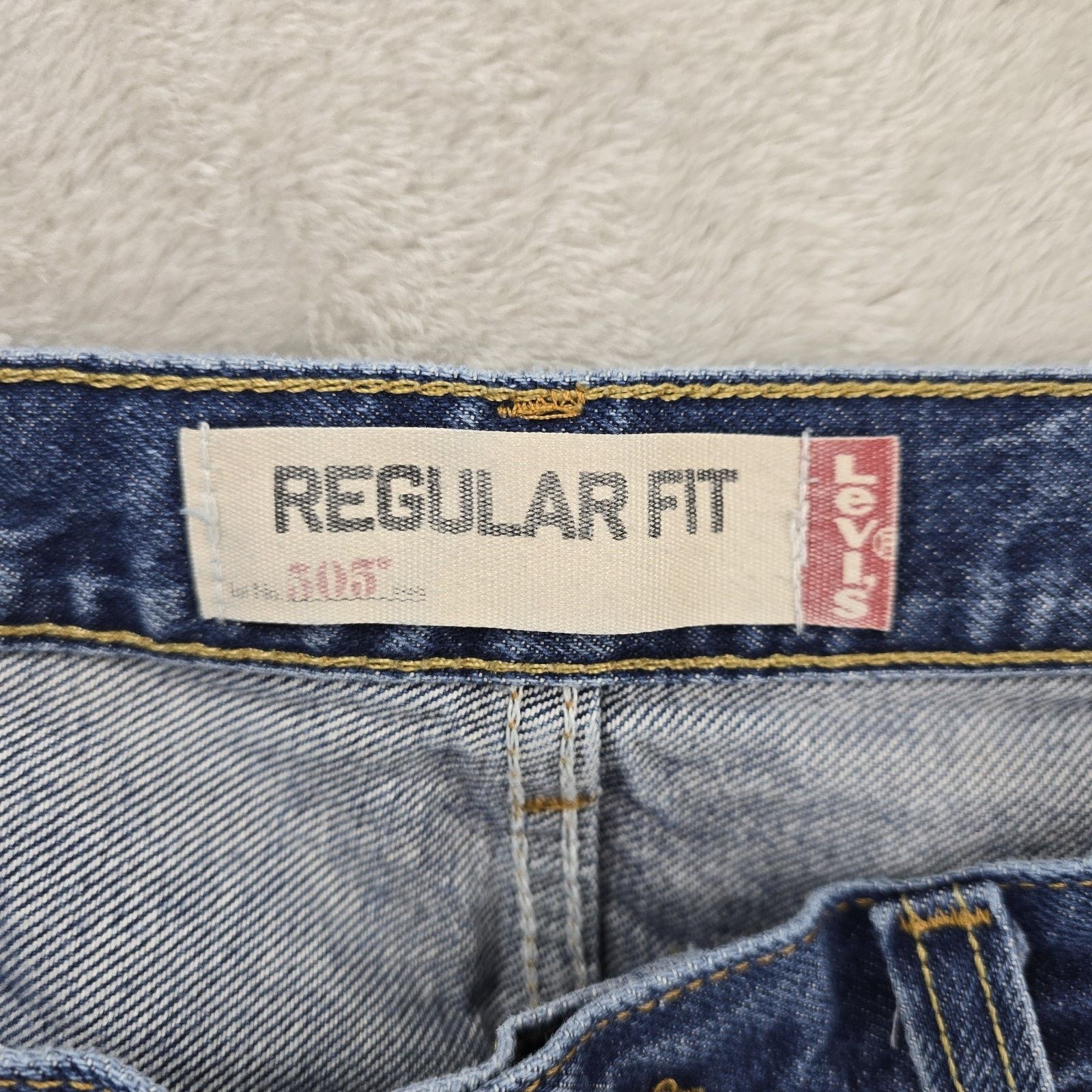 Levi's Vintage Levis 505 Jeans Mens 34x32 Blue Distressed Faded Y2K Size US 34 / EU 50 - 5 Thumbnail