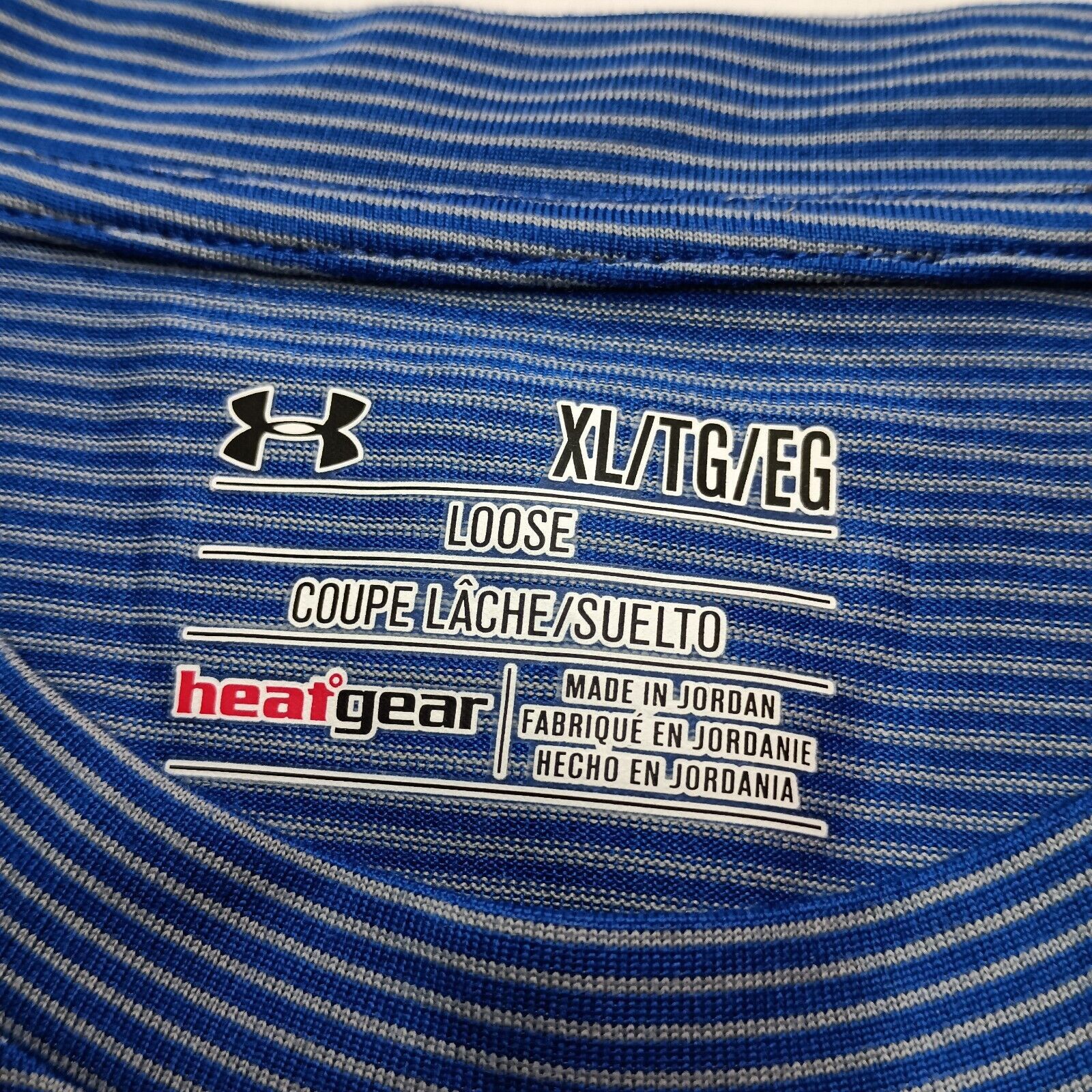 Under Armour Under Armour Ripken Baseball T-Shirt Men's XL Blue Striped Size US XL / EU 56 / 4 - 3 Thumbnail