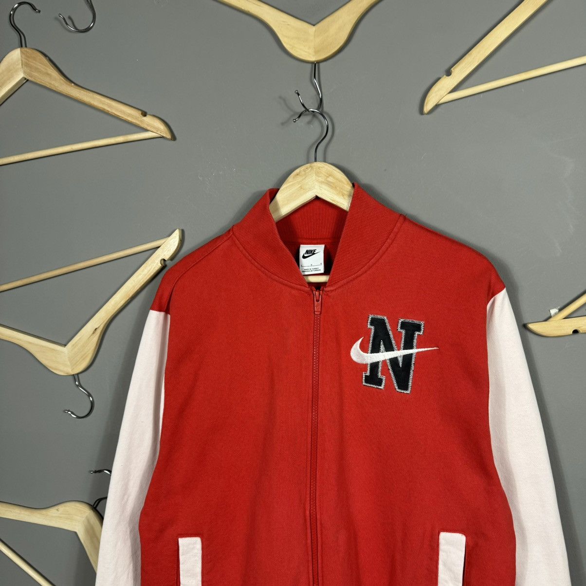 Vintage Nike Varsity Bomber Jacket Size US L / EU 52-54 / 3 - 4 Thumbnail