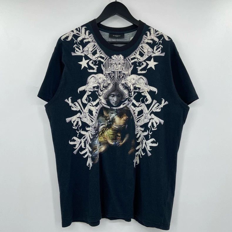 Givenchy Givenchy Oil Painting Portrait Short Sleeve Size US XXS / EU 40 - 1 Thumbnail