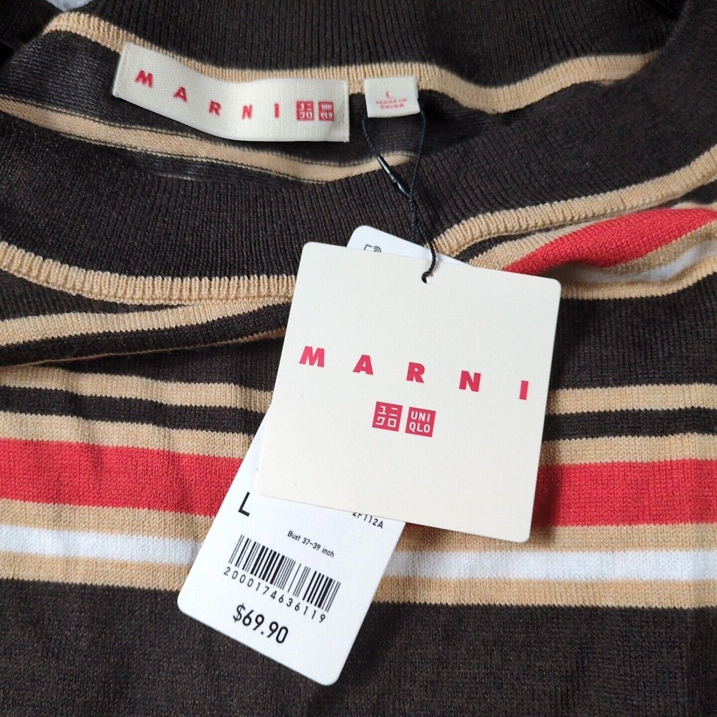 Marni × Uniqlo NWT Uniqlo x Marni Women's L Merino Blend Sleeveless Size L / US 10 / IT 46 - 2 Thumbnail