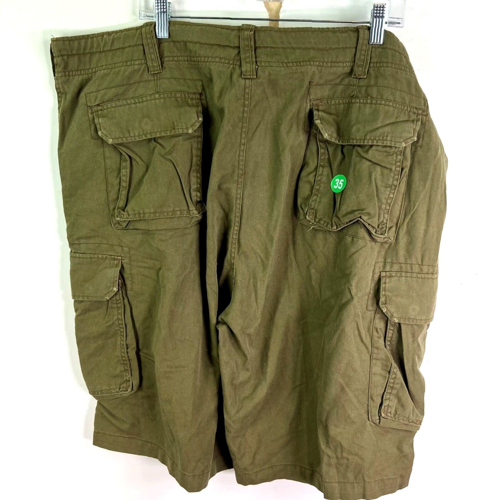 Rothco Rothco Cargo Shorts Mens 2XL Green 46" Waist 11" Inseam Cargo Tactical Water Resistant Breathable Belted Army Mens Size US 39 - 4 Thumbnail