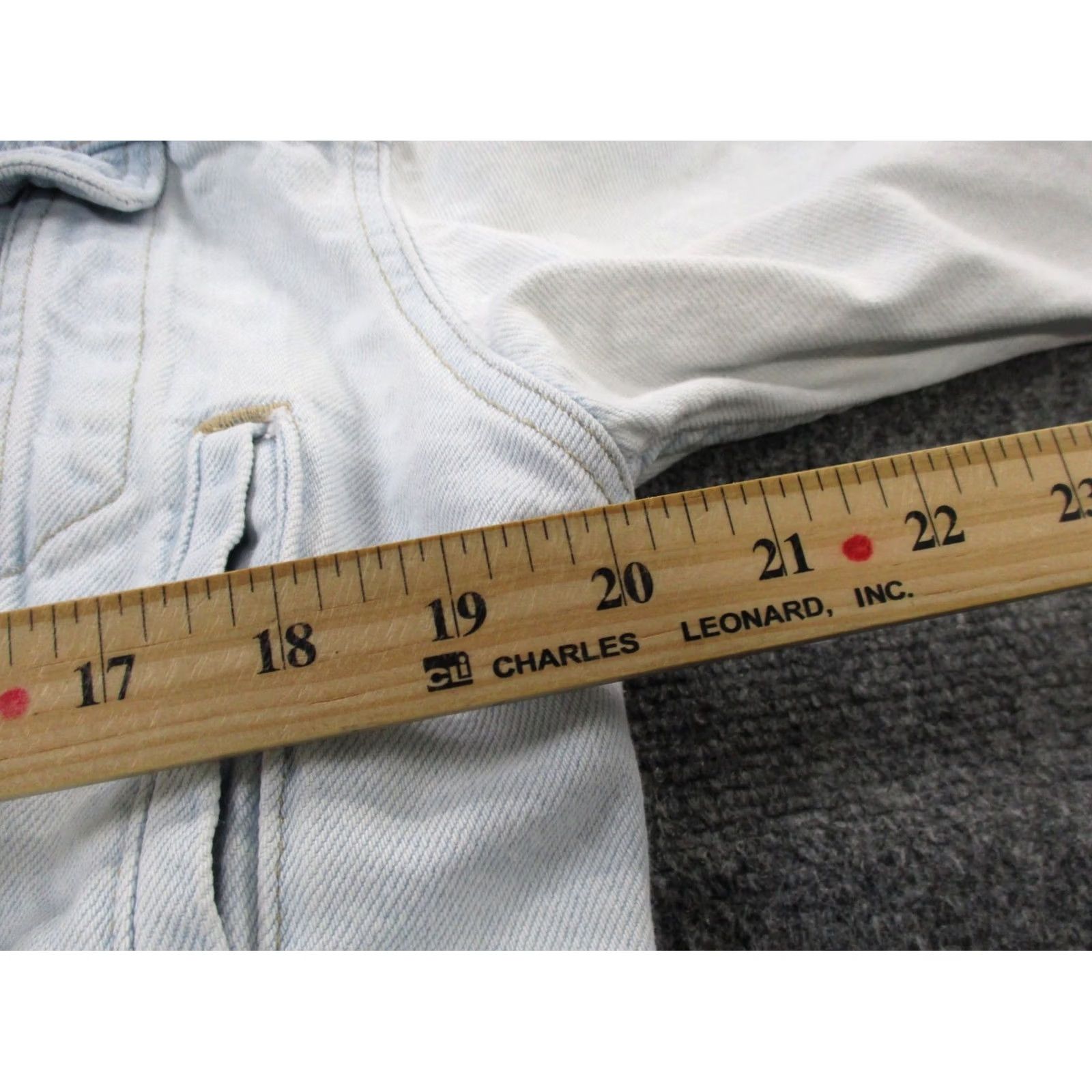 Levi's Levis Trucker Jacket Womens L Blue Denim Cotton Vintage Regular Short Jacket 1990s Womens Levi's Trucker Size 36" / US 14 / IT 50 - 5 Thumbnail