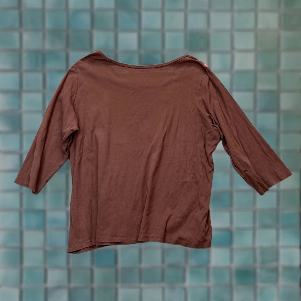 Avenue VINTAGE Specialtee Avenue Shirt Womens 2X Brown Floral Cotton y2k 90s AOP Streetwear Size XXL / US 16-18 / IT 52-54 - 1 Thumbnail