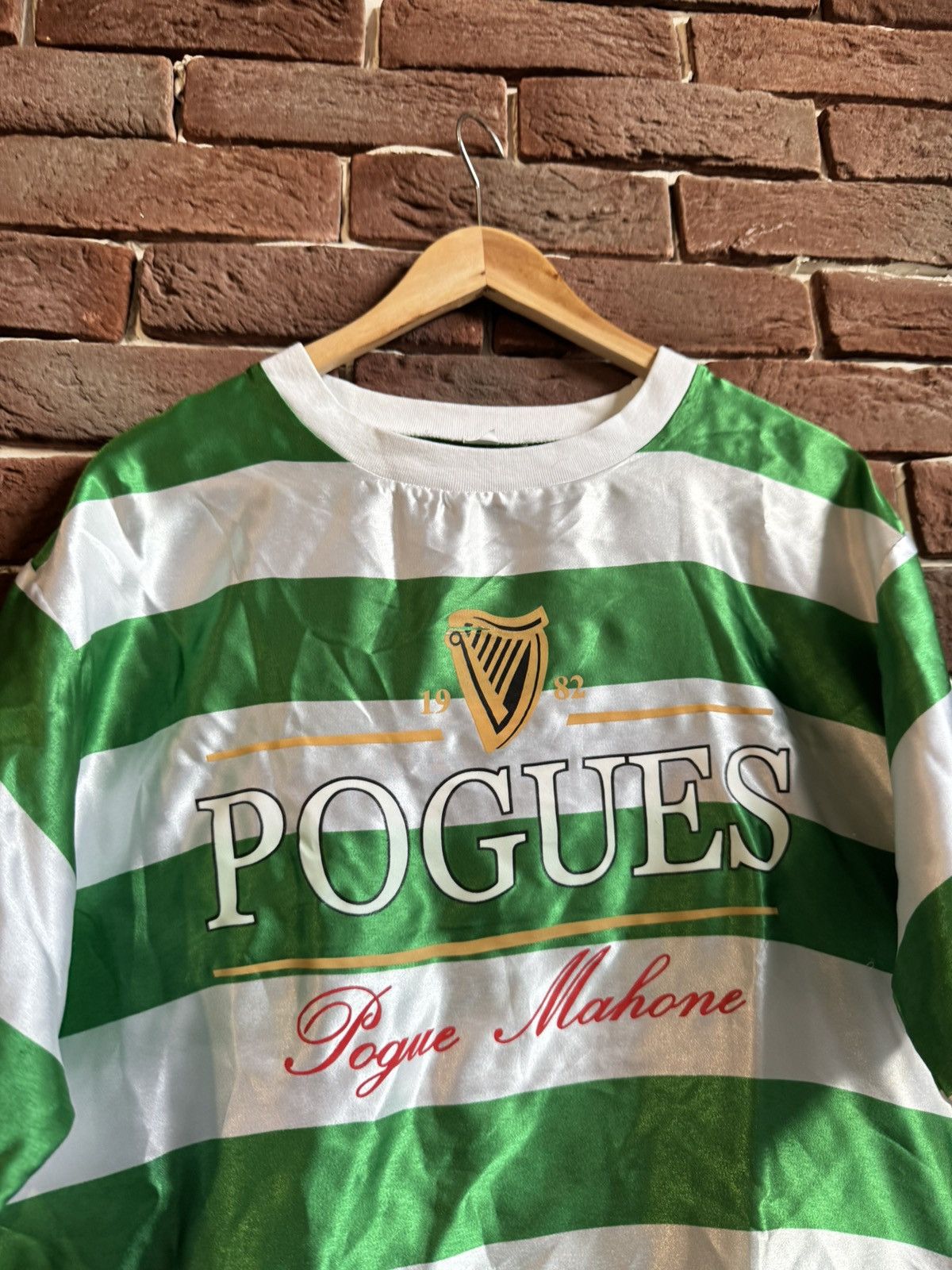 Band Tees 00s The Pogues Vintage Tour Jersey Punk Band Tee Green M Size US M / EU 48-50 / 2 - 5 Thumbnail