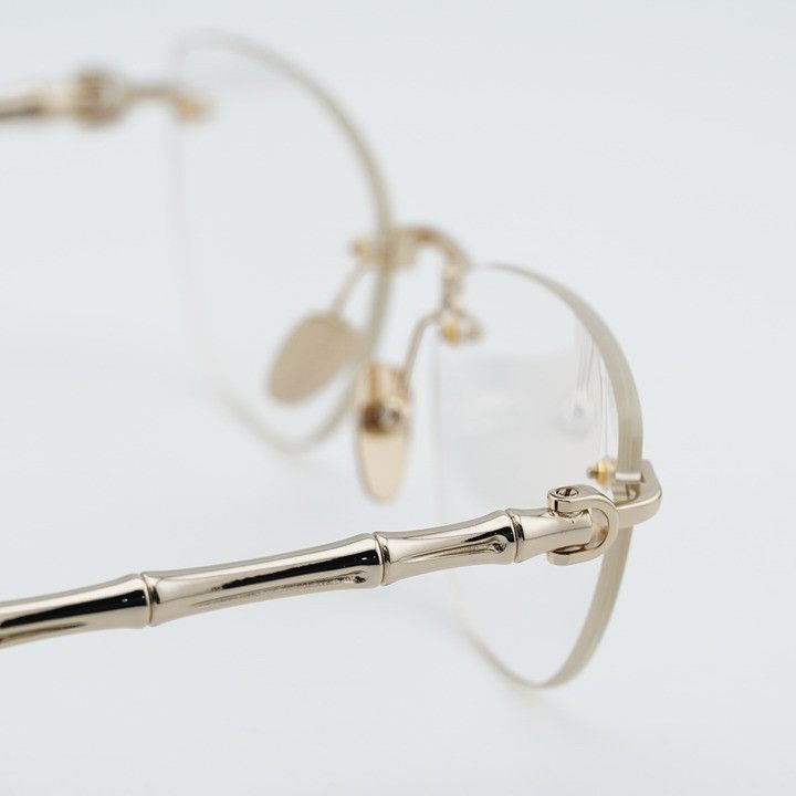 Gucci Gucci GG2063S 006 Sunglasses Shiny Endura Gold Cat Eye Frame Size ONE SIZE - 5 Thumbnail