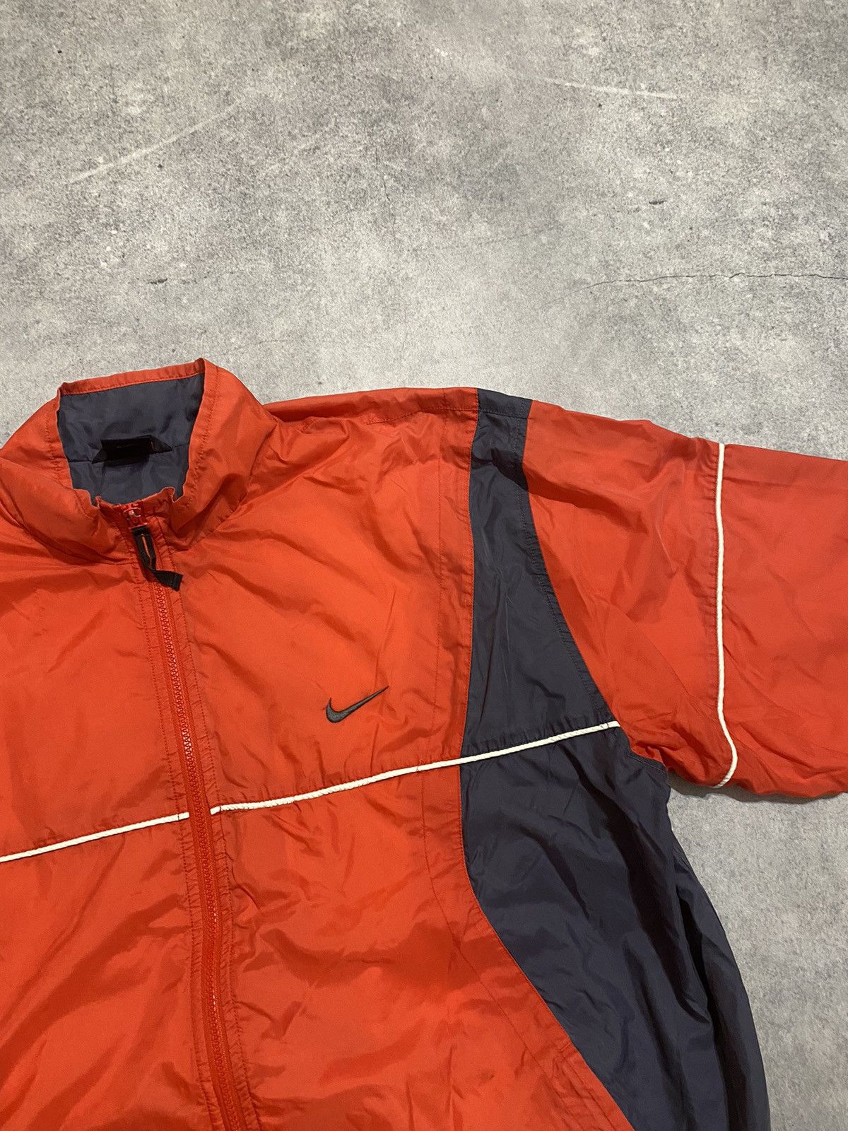 Nike × Vintage Vintage Nike Track Jacket Big Swoosh Size US XL / EU 56 / 4 - 3 Thumbnail
