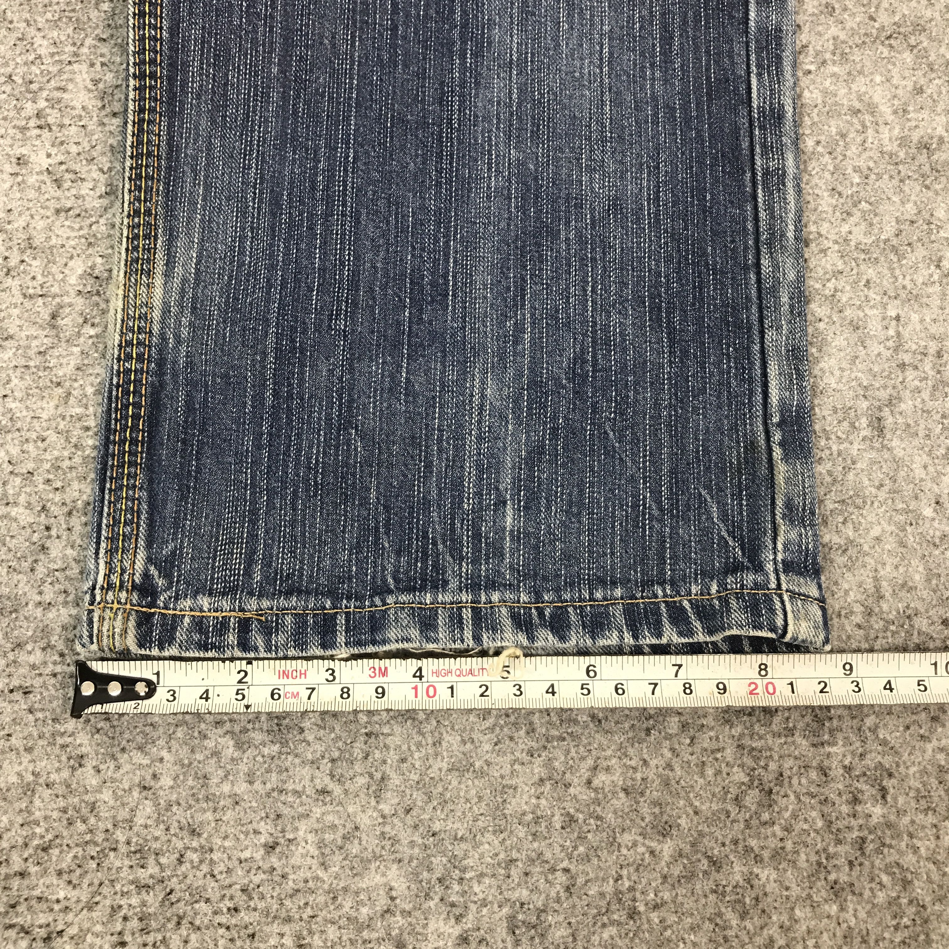 Japanese Brand BAGGY EDWIN JAPAN DOUBLE WAISH STYLE JEANS PANTS Size US 32 / EU 48 - 13 Thumbnail