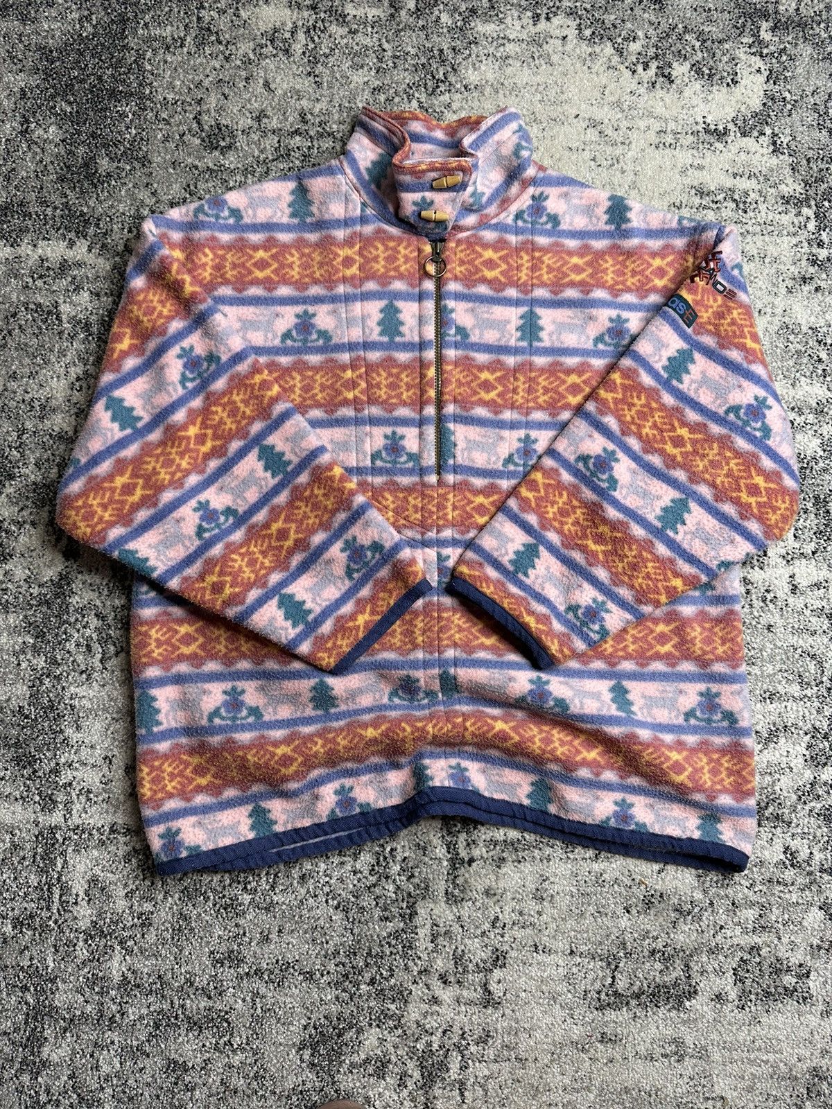 Adidas Vintage Adidas Lappland Trekking fleece Streetwear 90 Size US L / EU 52-54 / 3 - 1 Thumbnail
