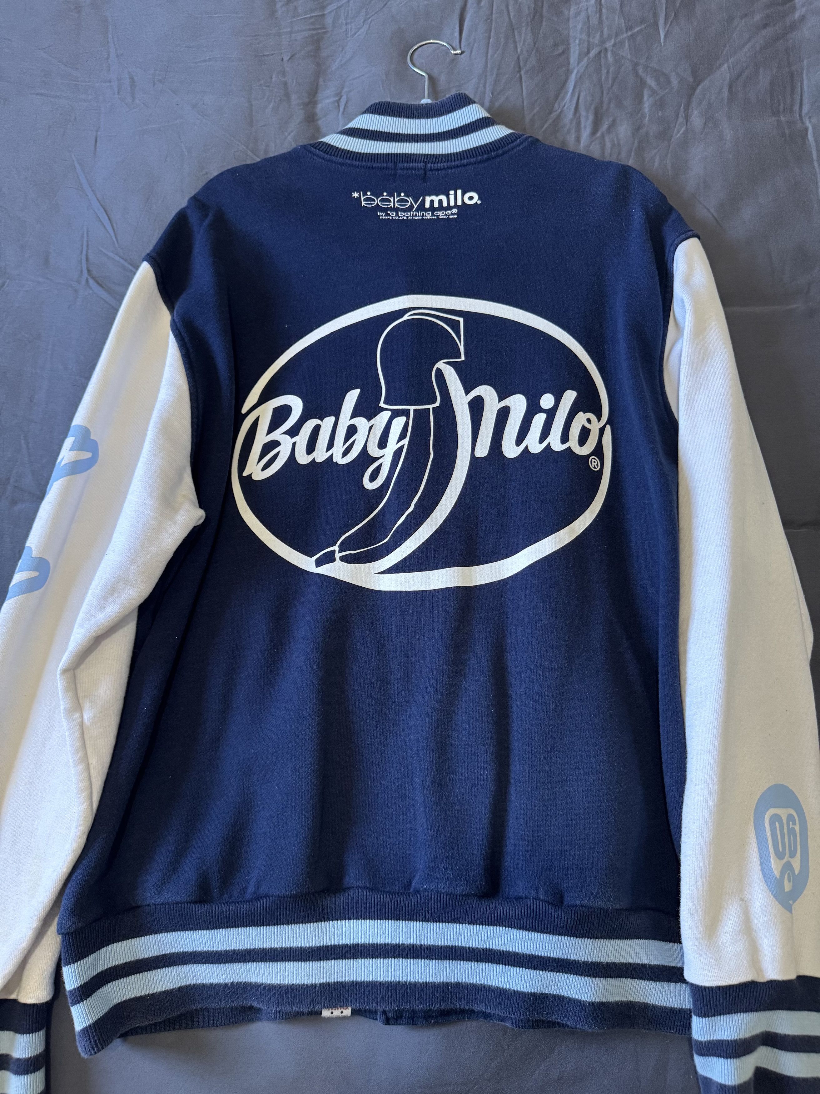 Bape Baby Milo x BAPE Varsity Jacket (2006) Size US L / EU 52-54 / 3 - 2 Thumbnail