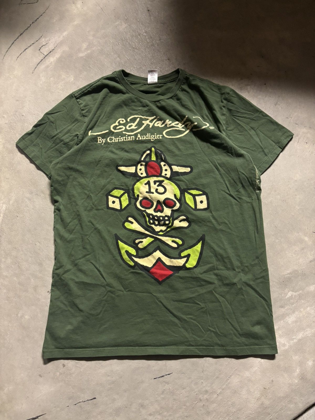 Ed Hardy × Vintage vintage y2k ed hardy skull design tee Size US L / EU 52-54 / 3 - 1 Thumbnail