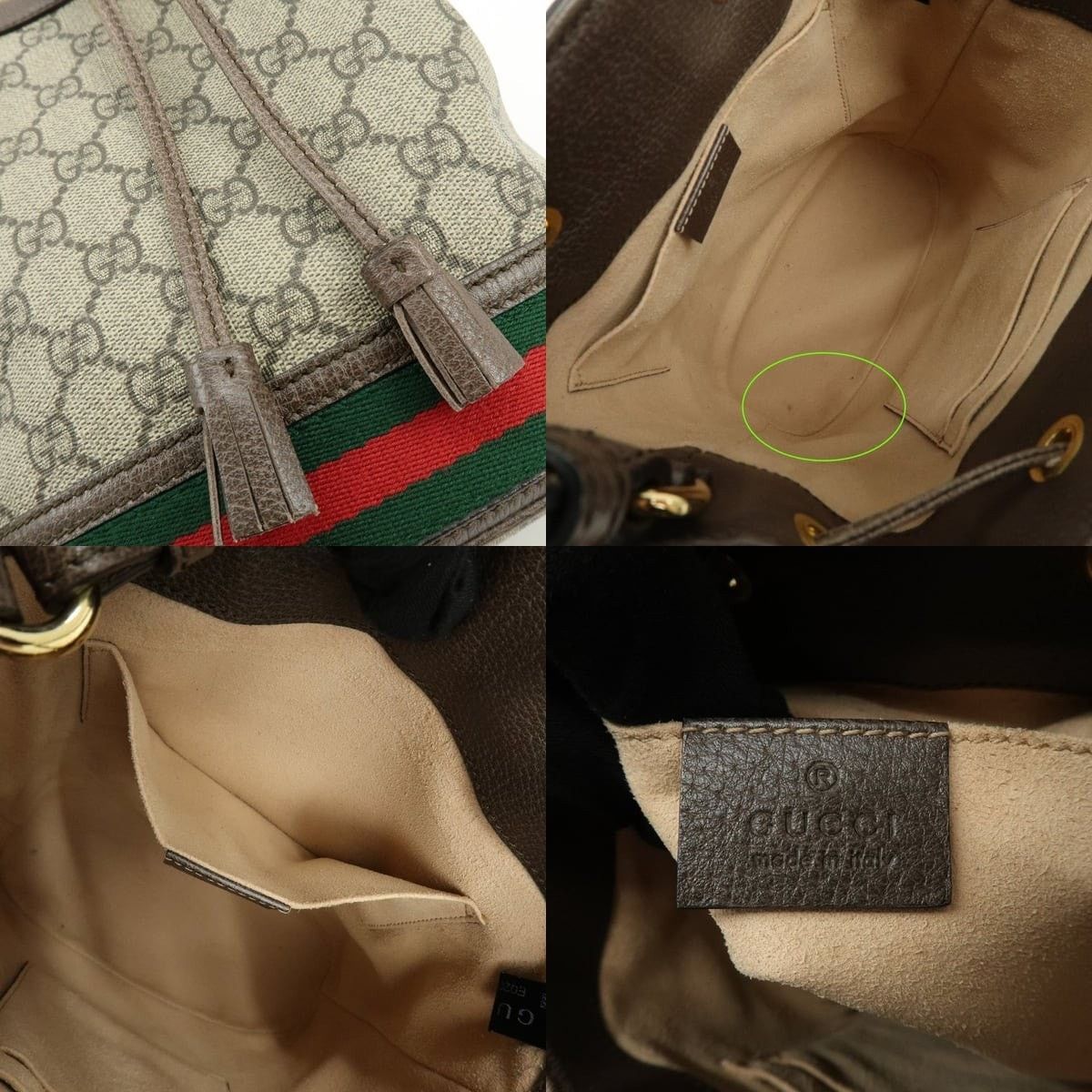 Gucci Gucci Ophidia GG Supreme Bucket Bag Brown Size ONE SIZE - 7 Thumbnail