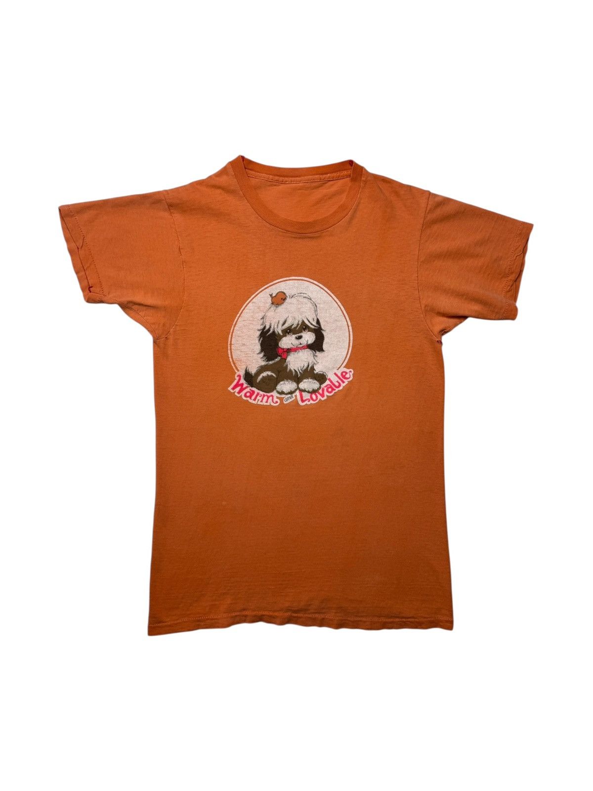 Vintage Vintage 70’s / 80’s Warm & Lovable Cute Dog Tee Shirt Size US L / EU 52-54 / 3 - 1 Thumbnail