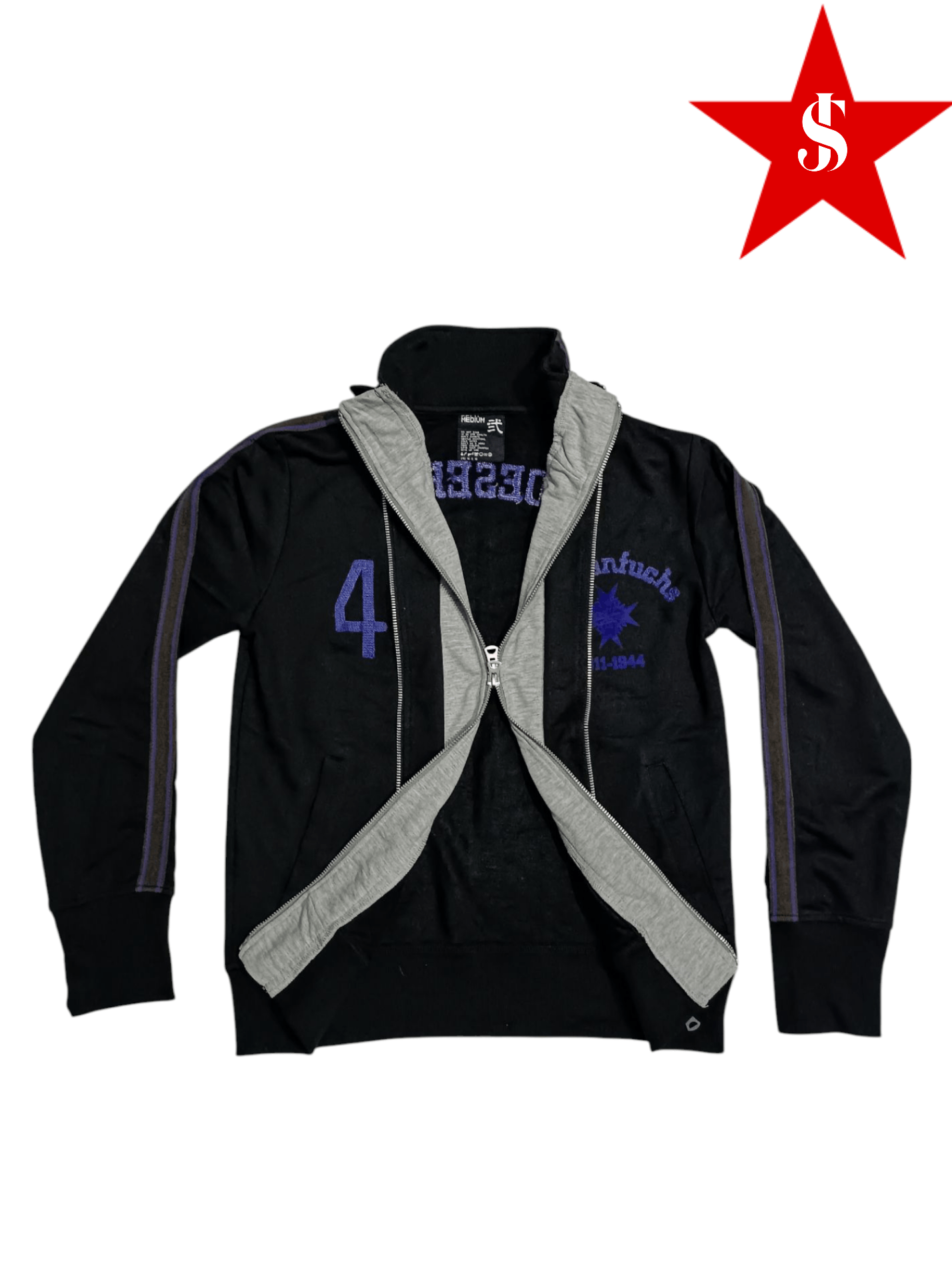 Japanese Brand × PPFM PPFM "The Dessert Fox" Double Zipper Sweater Jacket Size US M / EU 48-50 / 2 - 1 Thumbnail