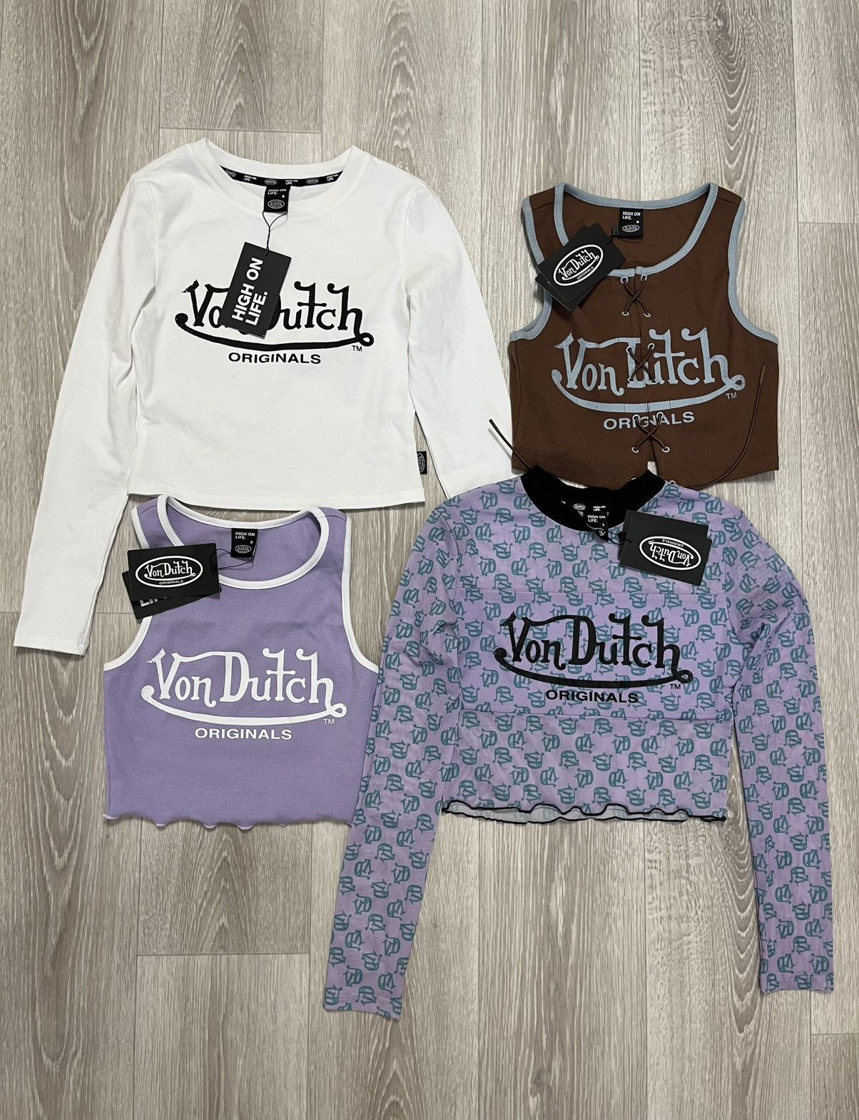 Von Dutch NWT Von Dutch Y2K Tank Top Lot of Four Items Size S / US 4 / IT 40 - 1 Thumbnail