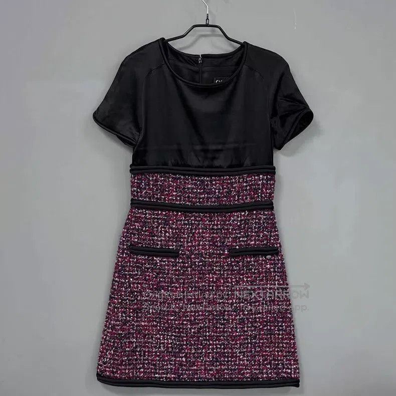 Chanel Chanel Satin woven stitching short-sleeved dress Size XS / US 0-2 / IT 36-38 - 1 Thumbnail