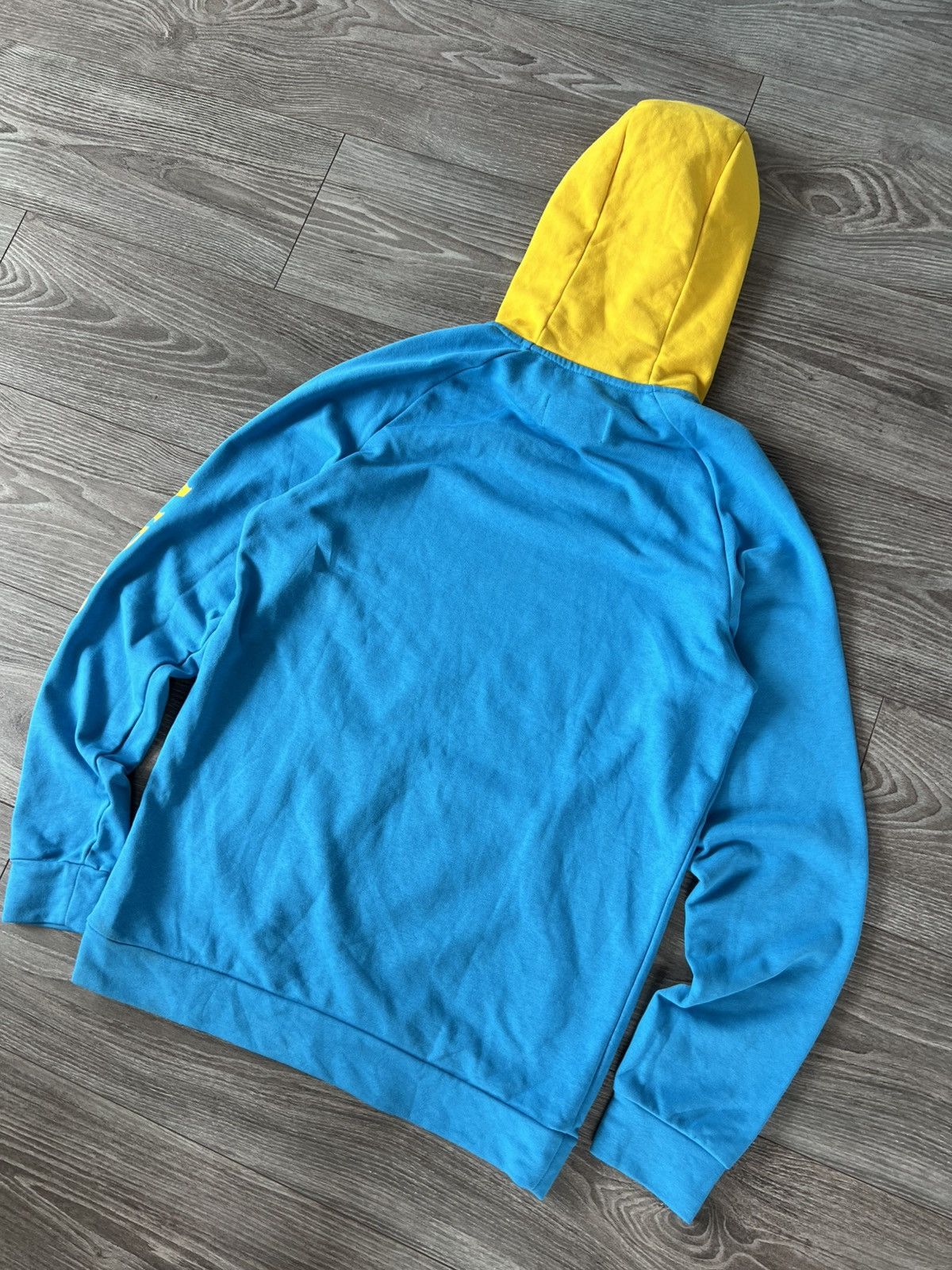 Jordan Brand Nike Air Jordan Jumpman Big Logo Blue/Yellow Patriot Hoodie Size US M / EU 48-50 / 2 - 17 Thumbnail