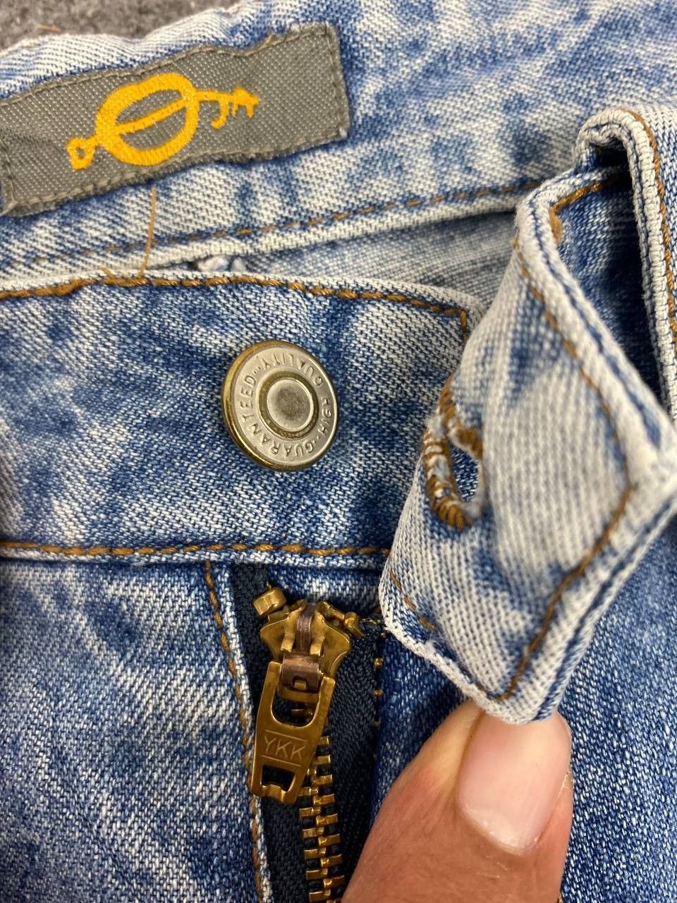 Japanese Brand vintage japanese brands embroided design bootcut flare denim Size 30" / US 8 / IT 44 - 9 Thumbnail