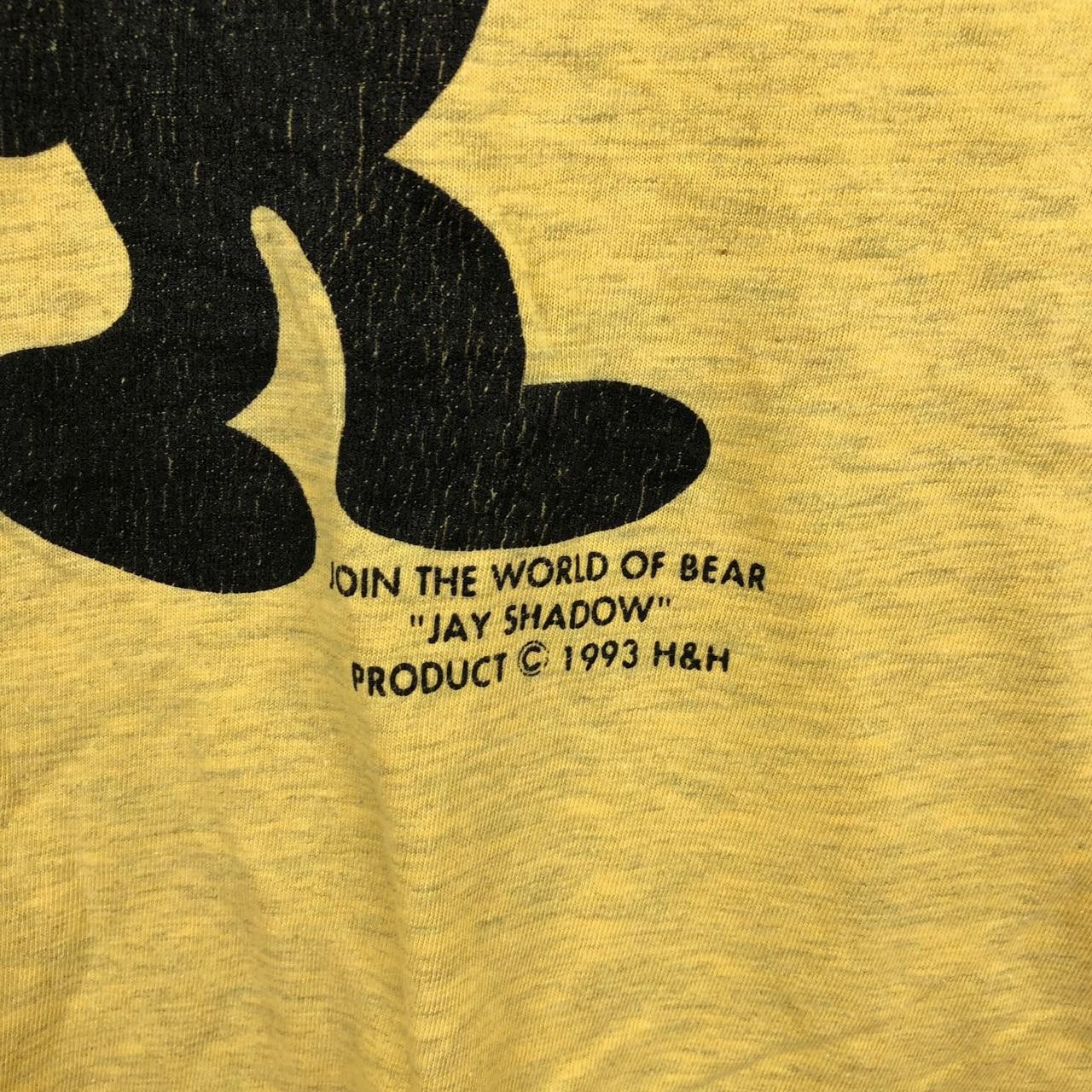 Vintage Vintage 1993 JAY SHADOW World Bear Bearbrick OG Tee Shirt Size L / US 10 / IT 46 - 5 Thumbnail