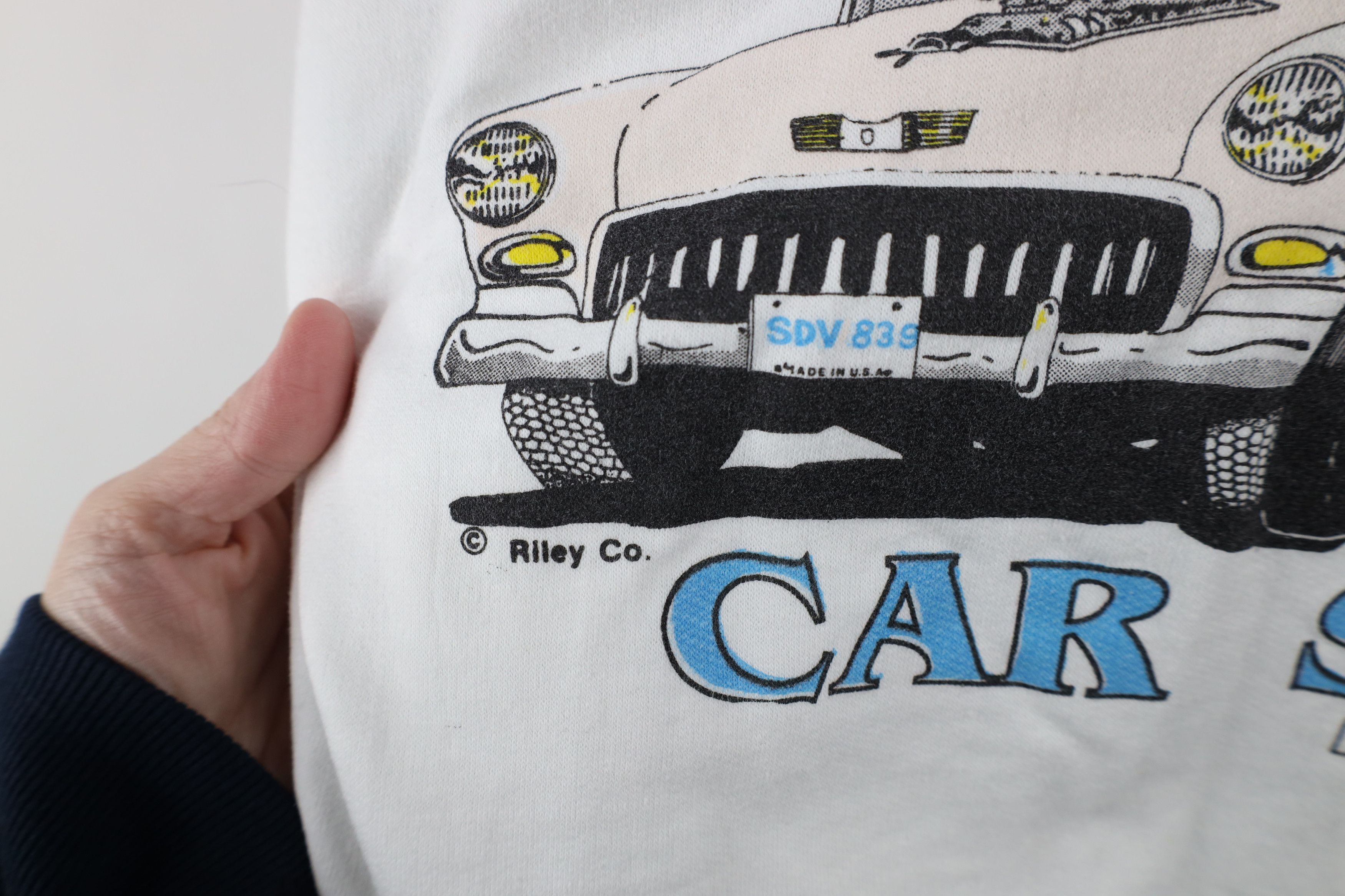 Vintage Vintage 90s Adirondack Nationals Car Show Sweatshirt USA Size US XL / EU 56 / 4 - 5 Thumbnail
