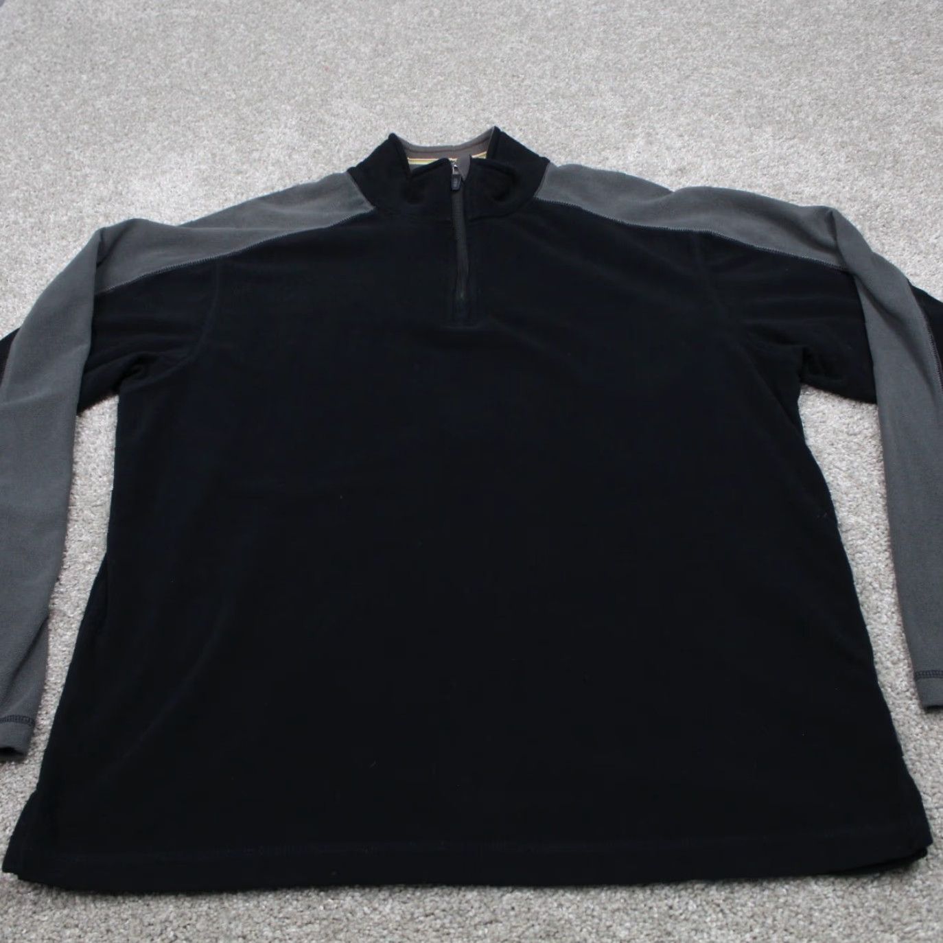 Vintage REI Sweatshirt Fleece Pullover 1/4 Zip Black Mens Small L/S Polyester Mock Neck Vintage No Size US S / EU 44-46 / 1 - 2 Thumbnail