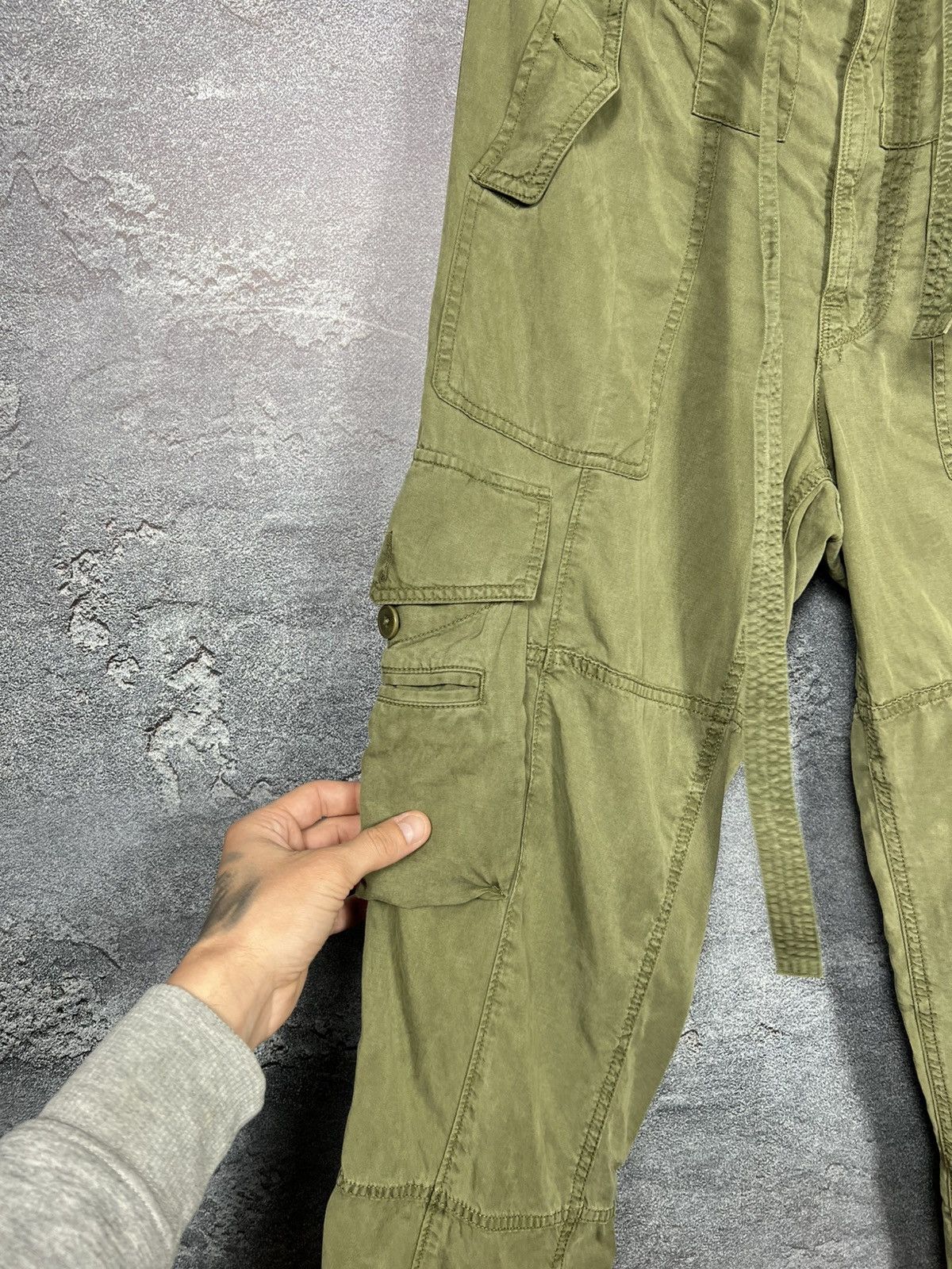 Ralph Lauren Ralph Lauren Cargo Cotton Army Style Khaki Pants Size 27" / US 4 / IT 40 - 4 Thumbnail