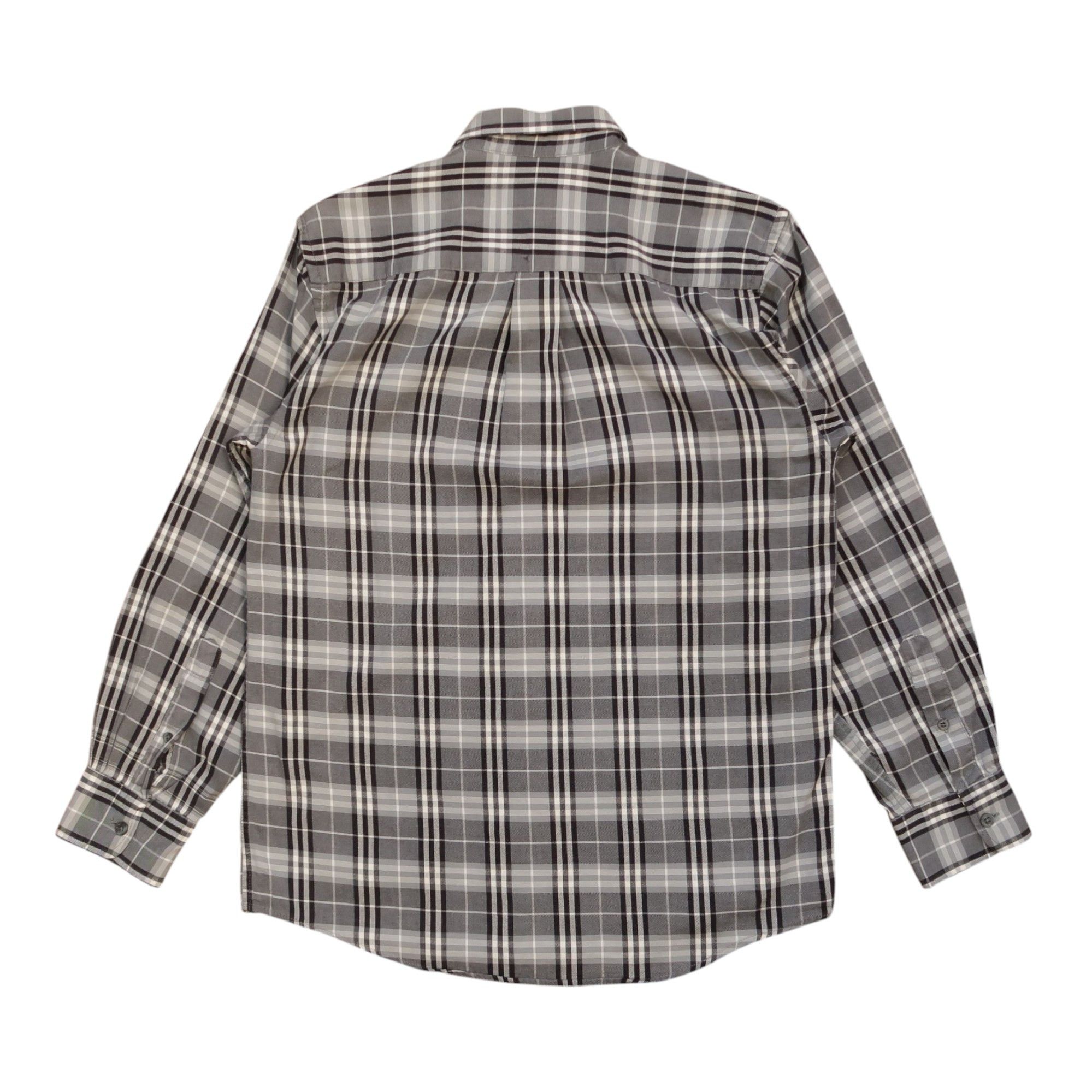 Burberry Burberry London Nova Check Gray Shirt Old Money Style Size US M / EU 48-50 / 2 - 2 Thumbnail