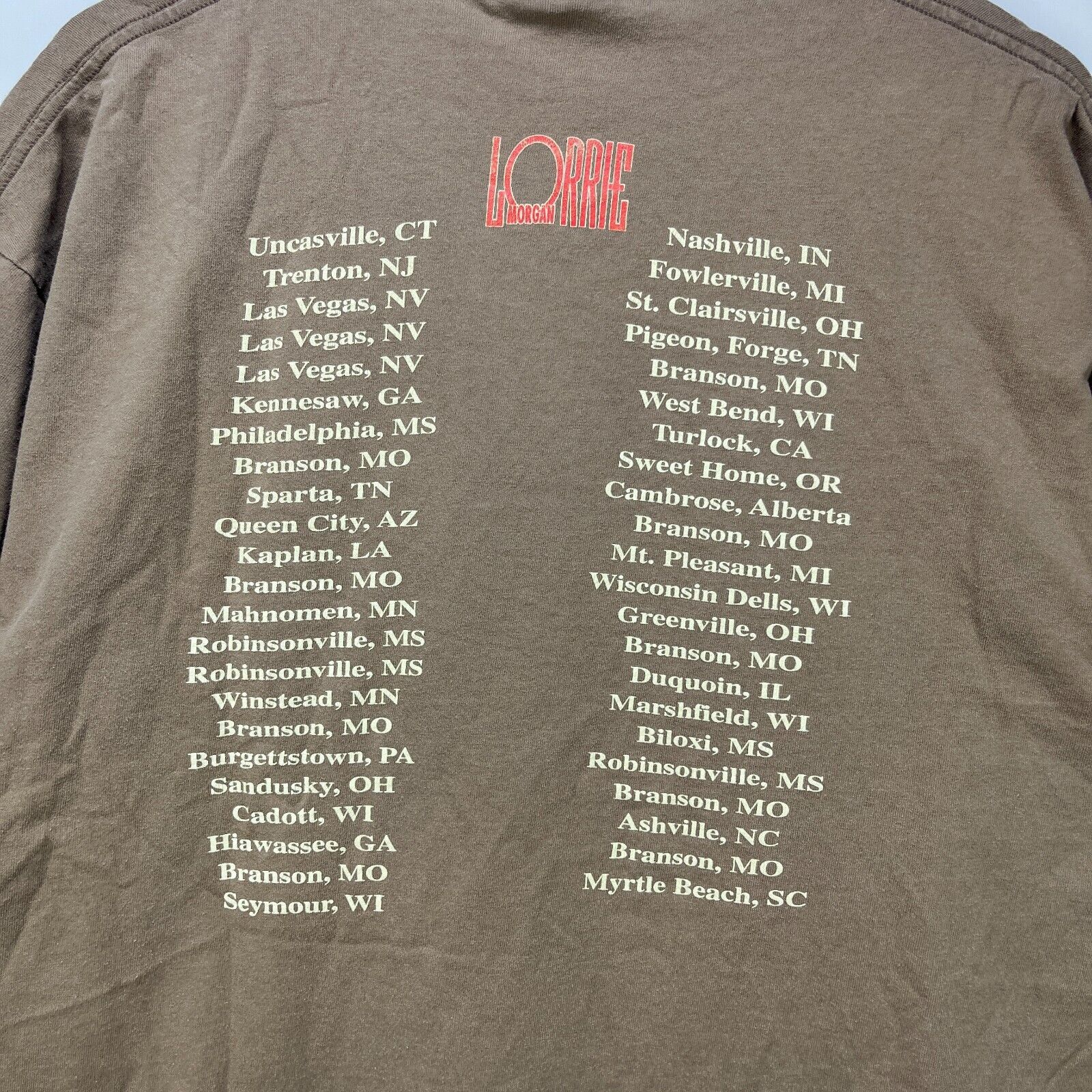Hanes × Vintage Vintage Lorrie Morgan Tour T Shirt XL Rare Size US XL / EU 56 / 4 - 7 Thumbnail