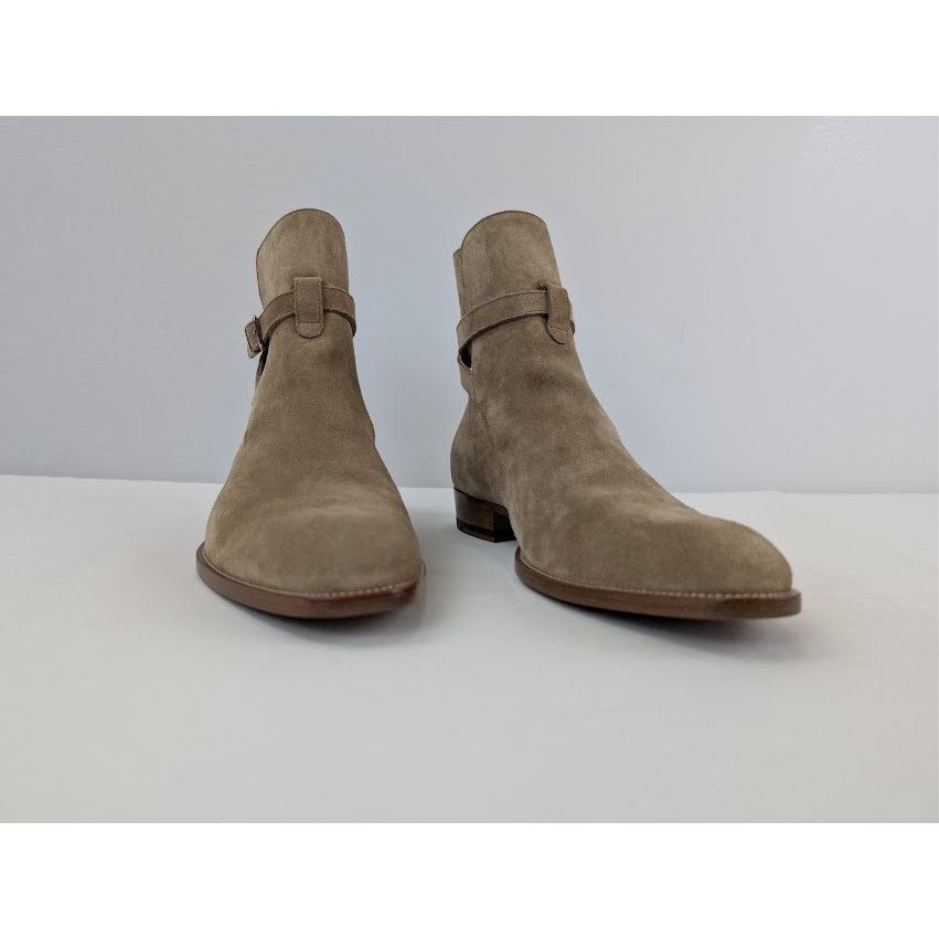 Saint Laurent Paris o1rshd1 Q:2 / Wyatt 30 Jodhpur Boots in New Sigaro Size US 8 / EU 41 - 7 Thumbnail