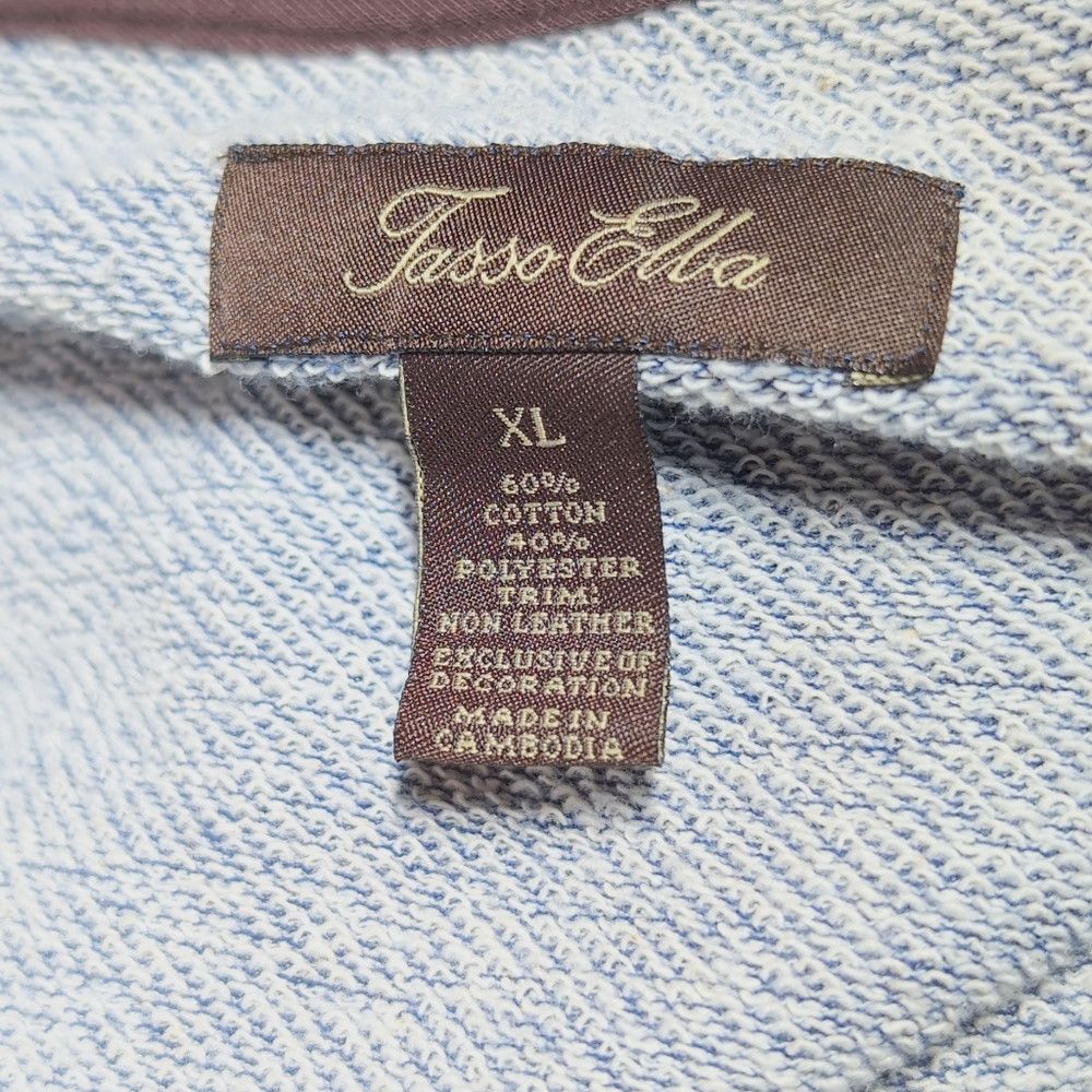 Tasso Elba Men's Blue Zip-Up Sweater XL by Tasso Elba Size US XL / EU 56 / 4 - 5 Thumbnail