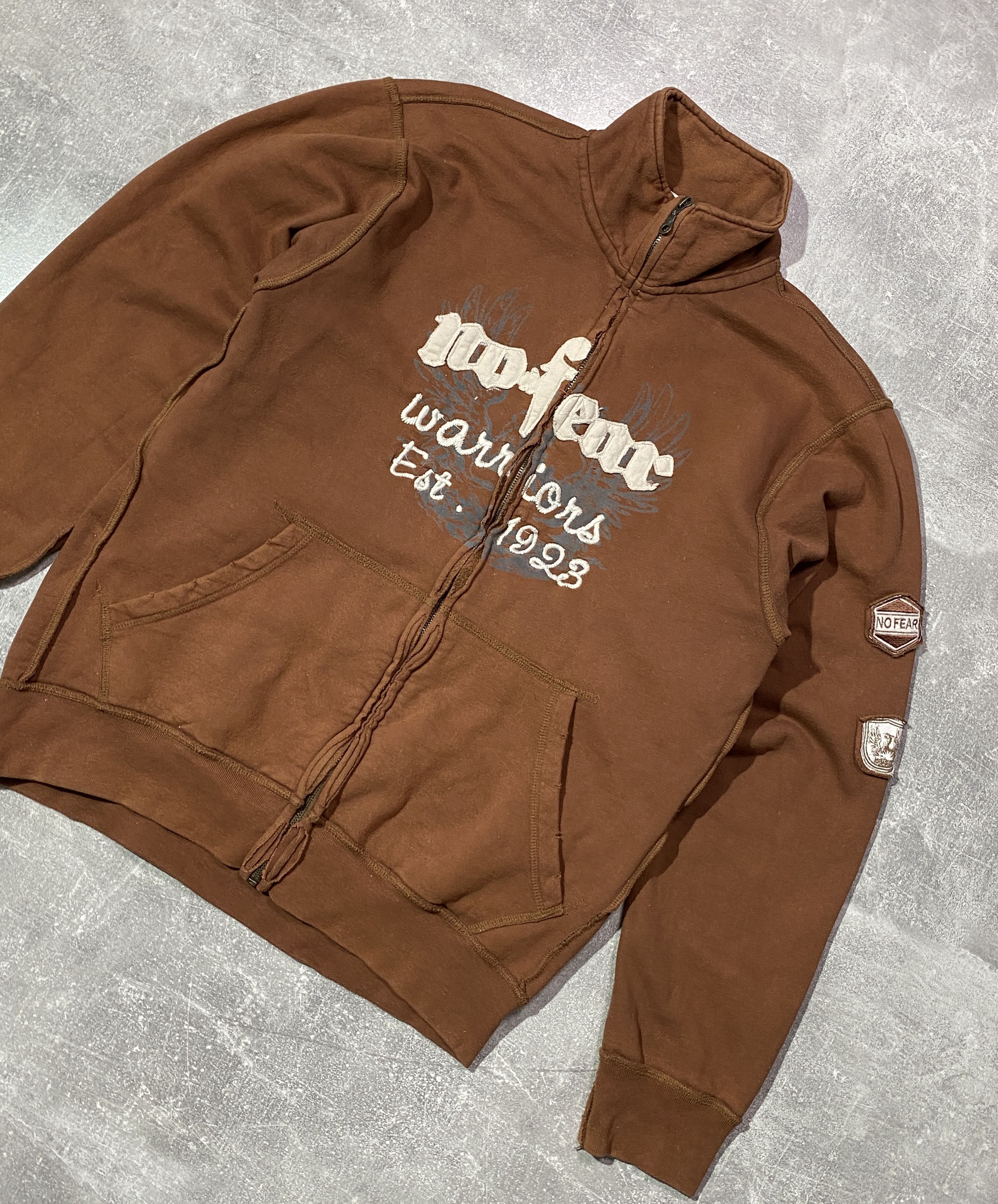No Fear Vintage Y2K No Fear Embroidered logo Hip-hop Style Jacket Size US L / EU 52-54 / 3 - 2 Thumbnail
