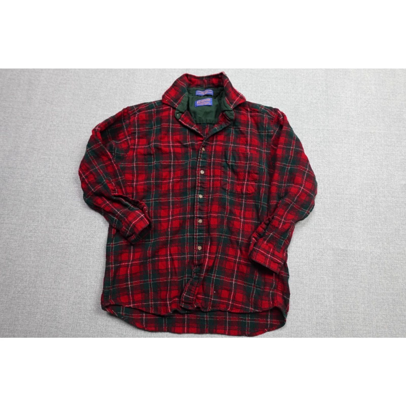 Pendleton Pendleton Shirt Mens Large Red Wool Plaid Flannel Button-Down Casual Workwear Denim-style? Size US L / EU 52-54 / 3 - 2 Thumbnail