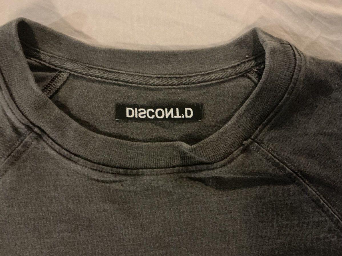 DISCONTD charcoal raglan longsleeve tee