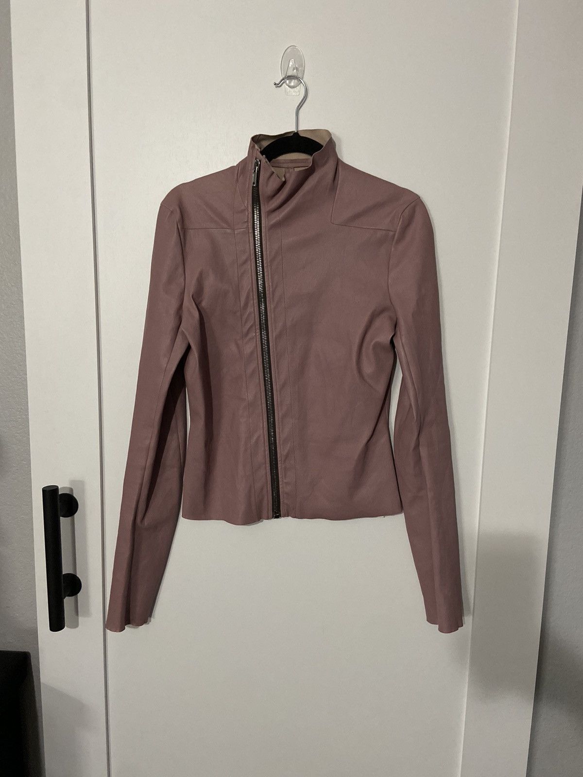 Rick Owens Rick Owens Lamb Leather Biker Jacket Size L / US 10 / IT 46 - 1 Thumbnail