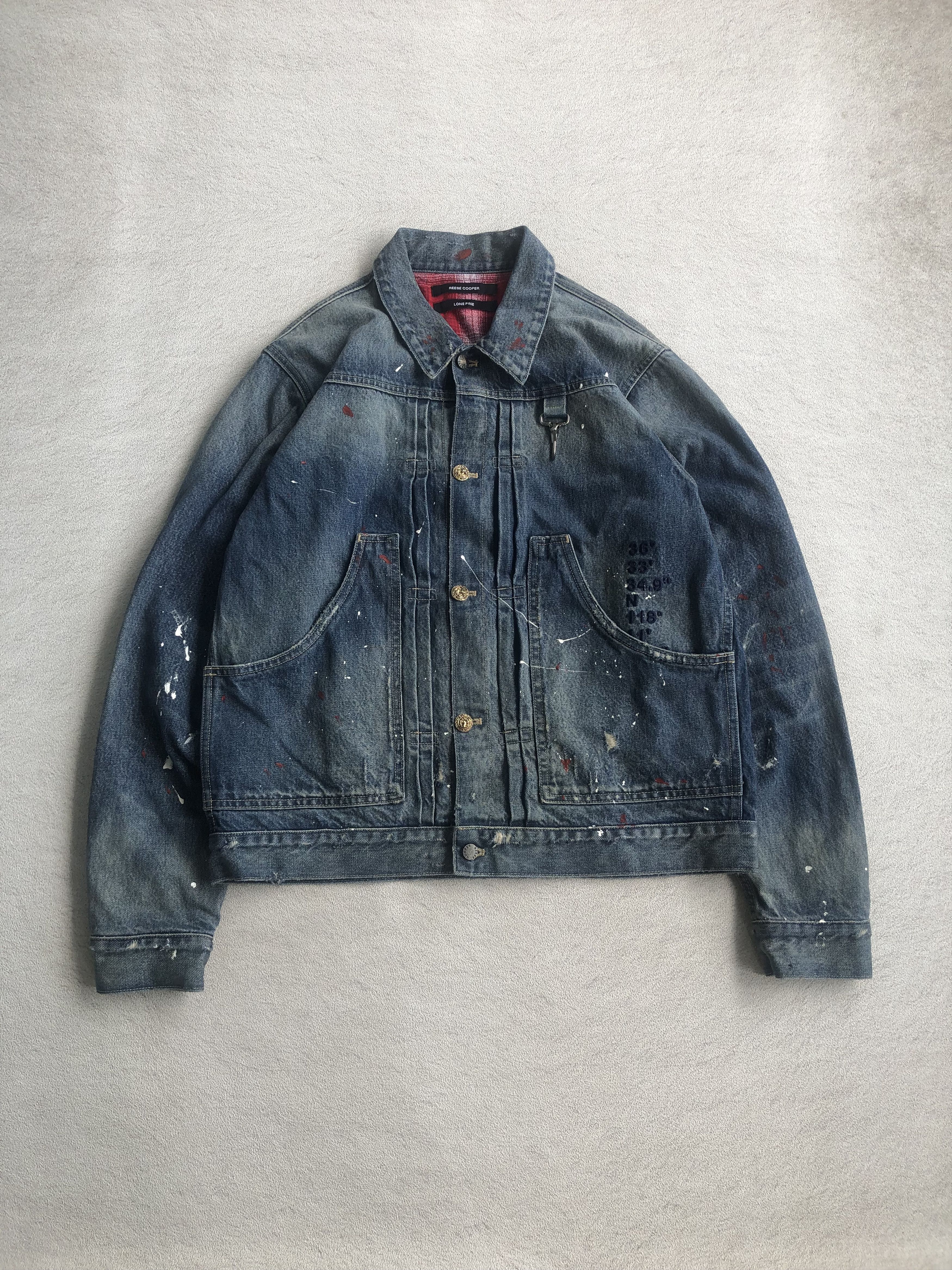 Reese Cooper Rare 🔥 AW2018 Reese Cooper Painter Denim Jacket Size US L / EU 52-54 / 3 - 1 Thumbnail