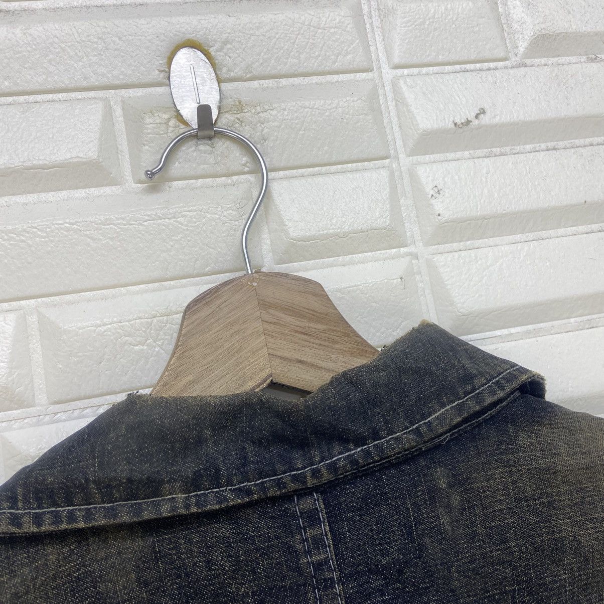 Japanese Brand Japanese Brand Dog House Union Made Distressed Denim Jacket Size US S / EU 44-46 / 1 - 17 Thumbnail
