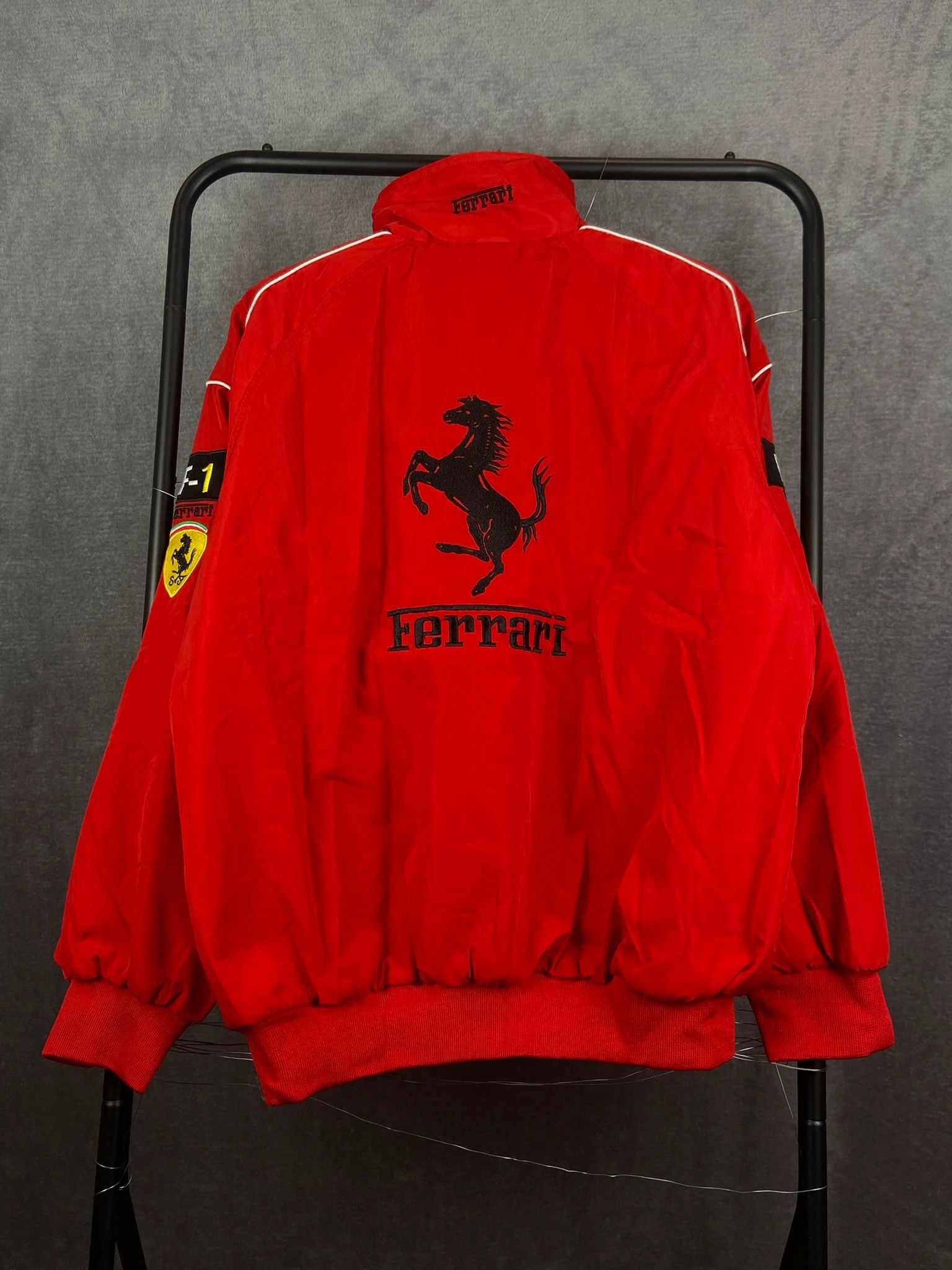 Vintage Vintage Ferrari Red Jacket Size L Size US L / EU 52-54 / 3 - 2 Thumbnail