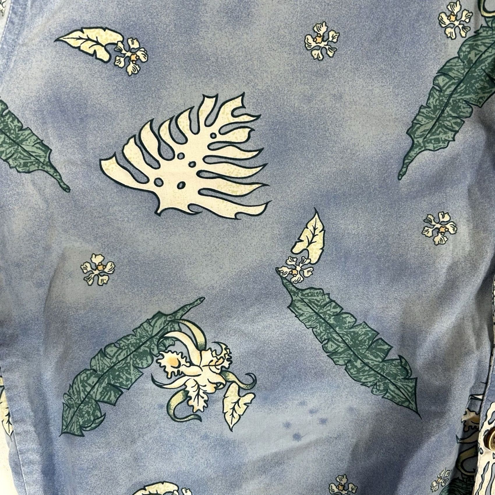 Vintage OP Sport Short Sleeve Hawaiian Shirt Mens XL Travel Blue Abstract Floral Relaxed Size US XL / EU 56 / 4 - 5 Thumbnail