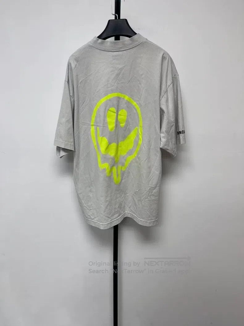 Balenciaga Balenciaga Solid Round Neck Printed Embroidery T-Shirt Size US XXS / EU 40 - 2 Thumbnail