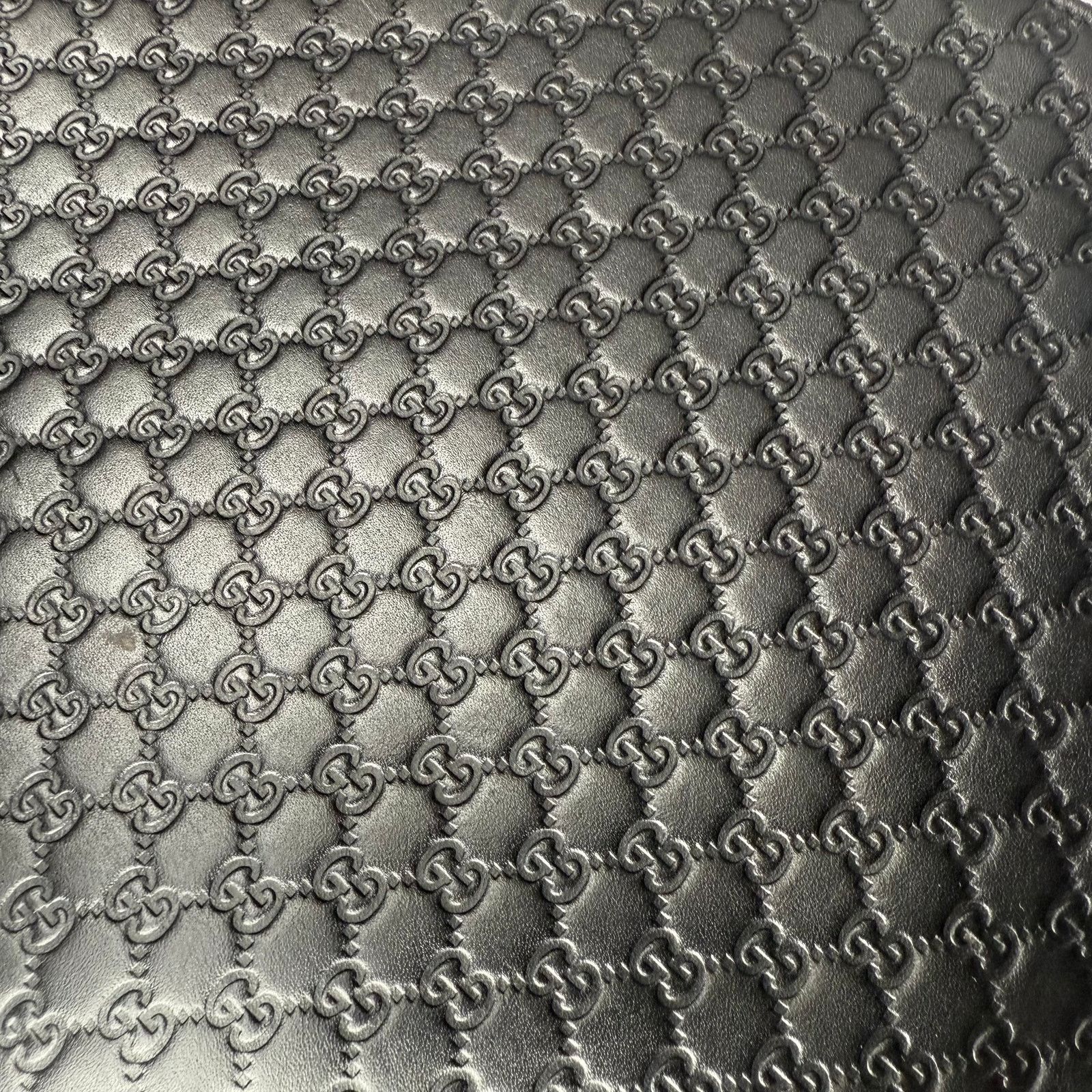 Gucci Gucci Microsima Monogram GG Men's Clutch Bag 544422 Black Size ONE SIZE - 2 Thumbnail