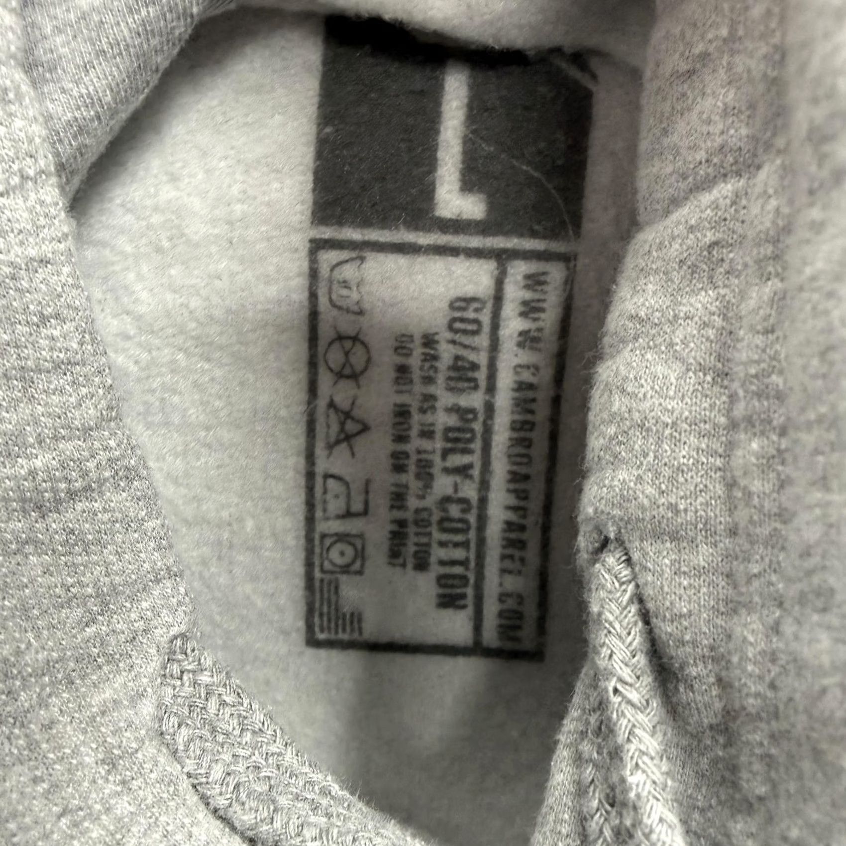 Vintage CAM BRO Hoodie Mens L Gray Skull Lightning Graphic Pullover Fleece Sweatshirt Size US L / EU 52-54 / 3 - 3 Thumbnail